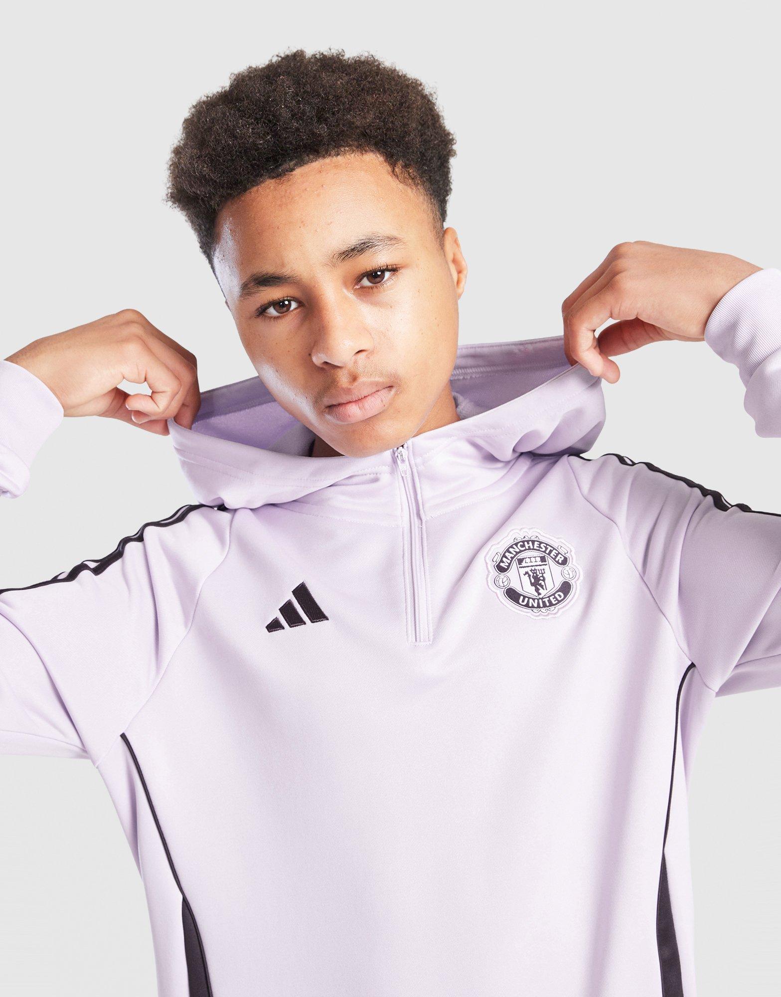 adidas Sweat à capuche d’entraînement Manchester United FC Tiro 25 Junior