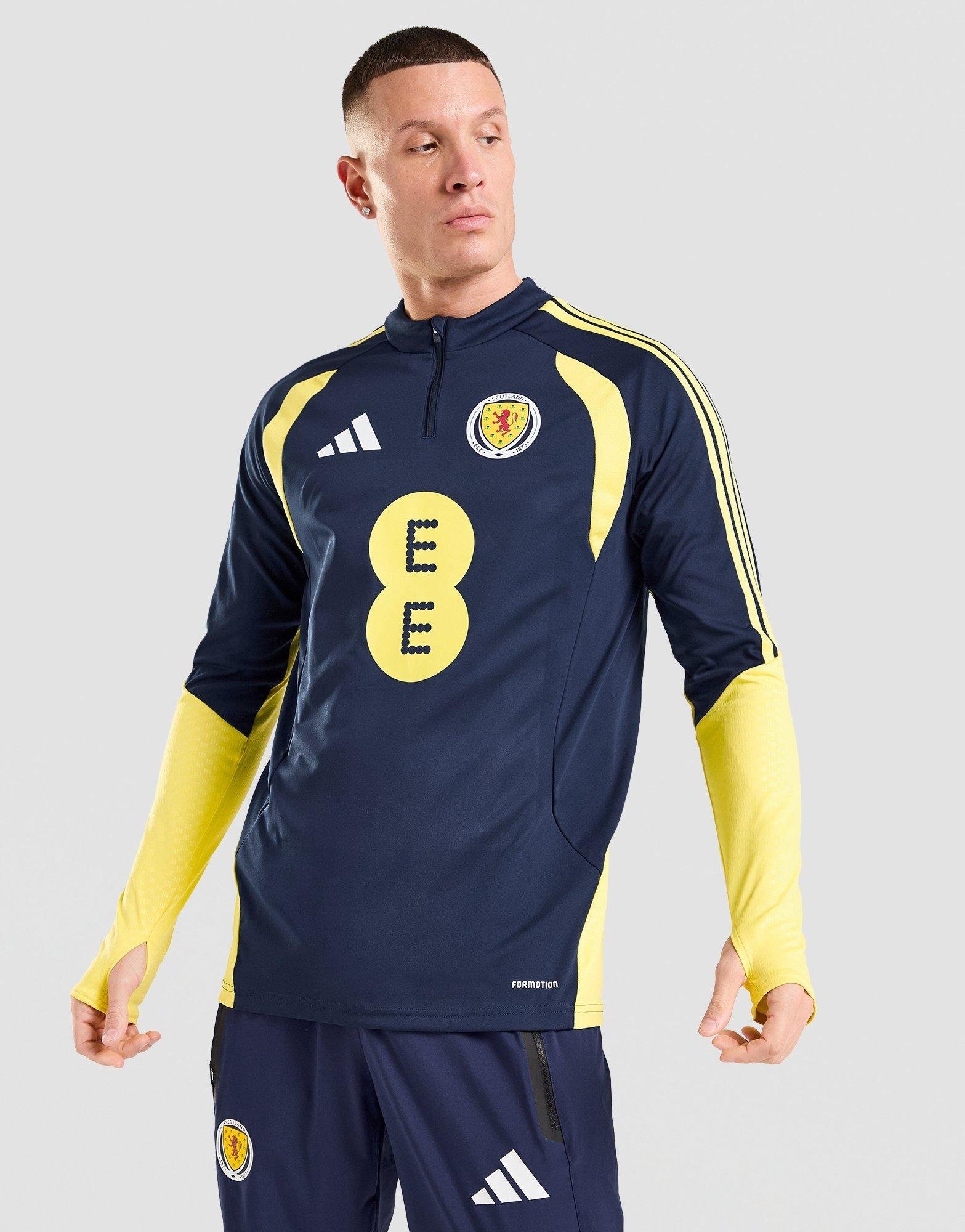 Blue adidas Scotland Tiro 26 Training Top - JD Sports Ireland