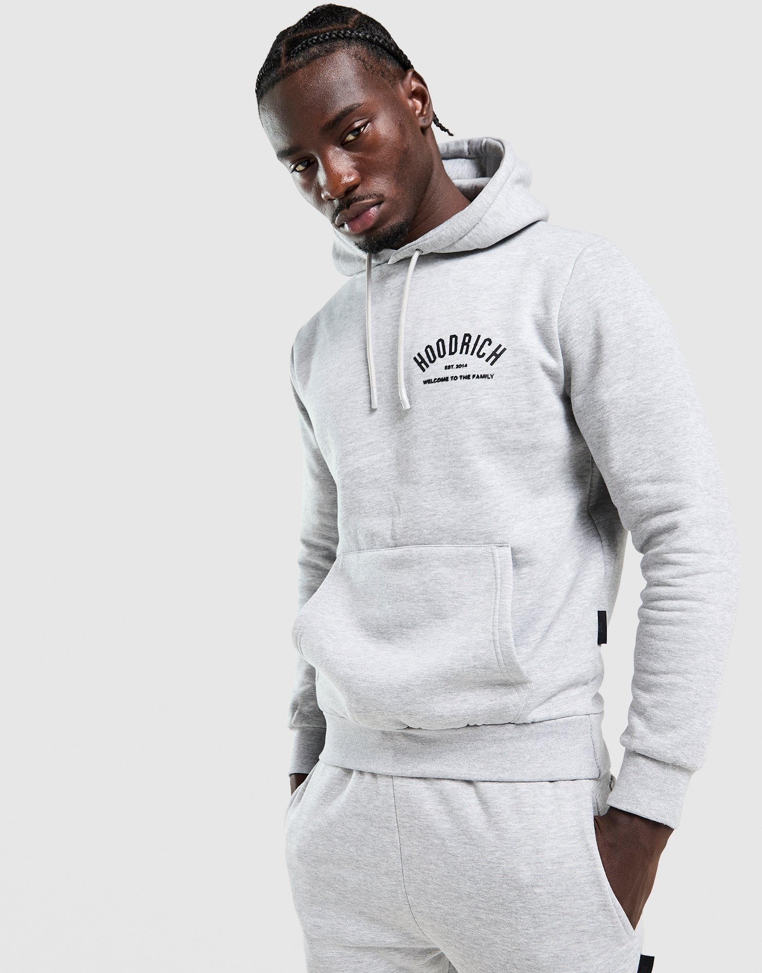 Grey Hoodrich Volcano Hoodie | JD Sports UK