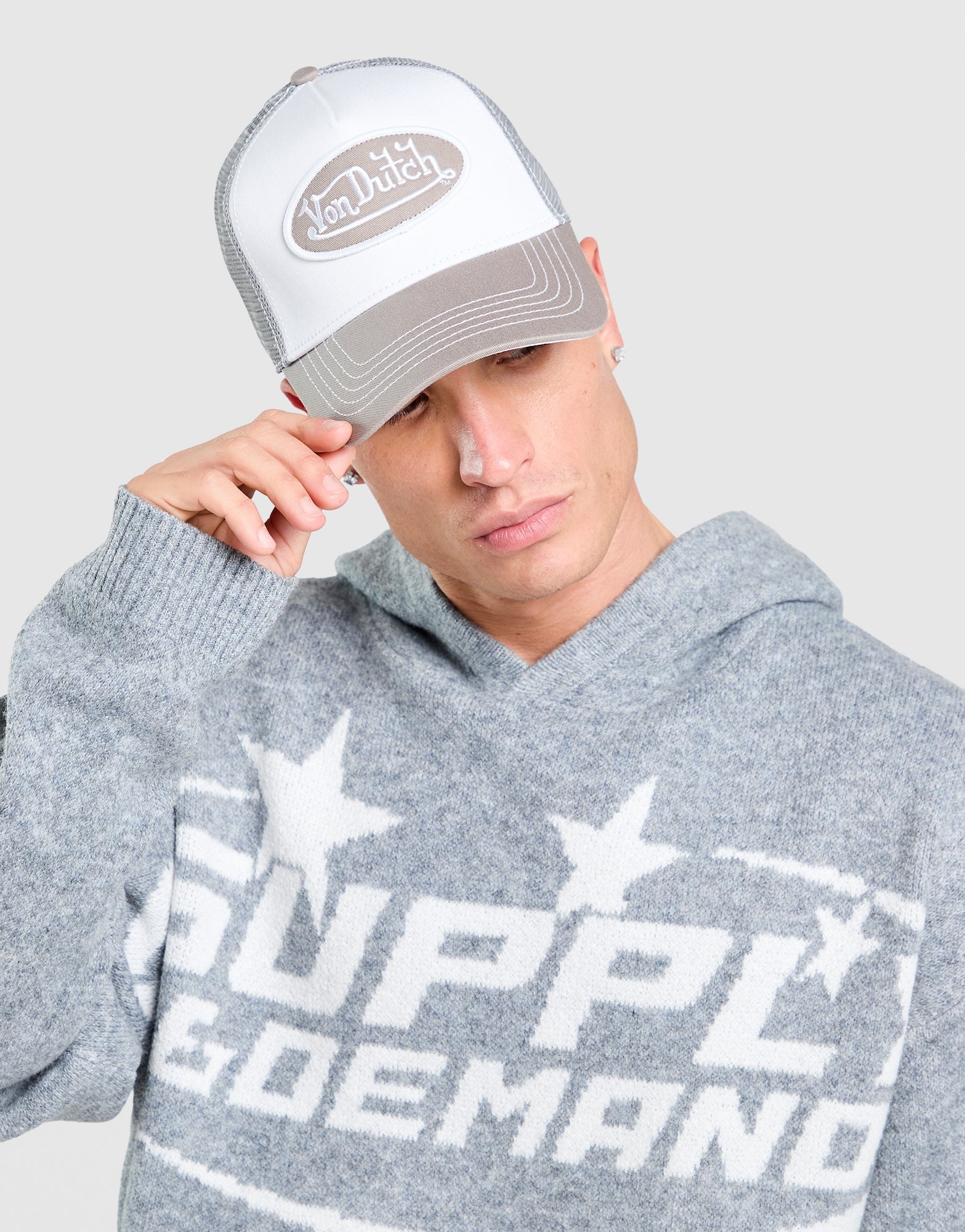 Grijs Von Dutch Staple Trucker Cap - JD Sports Nederland