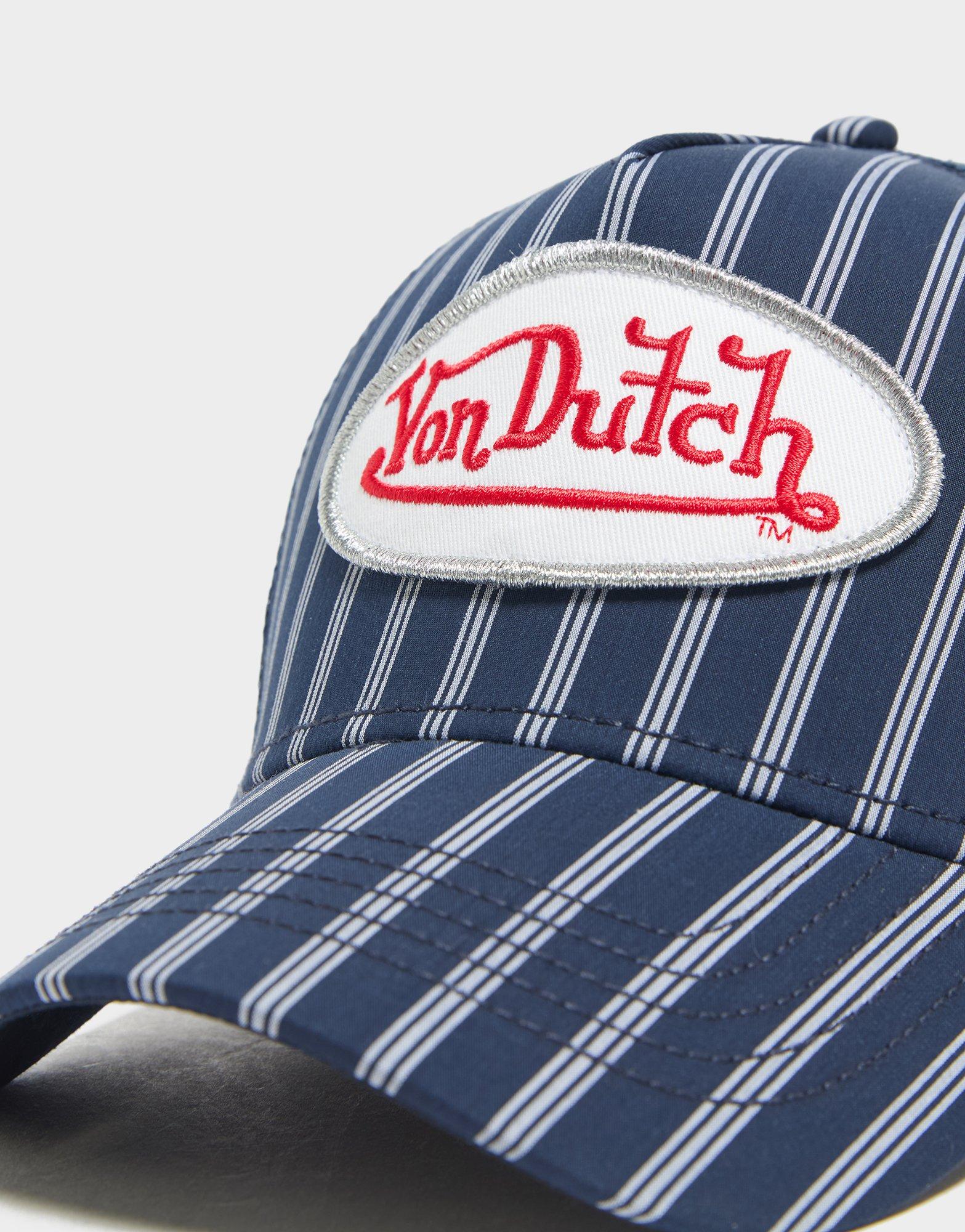 Von Dutch Stripe Trucker Cap