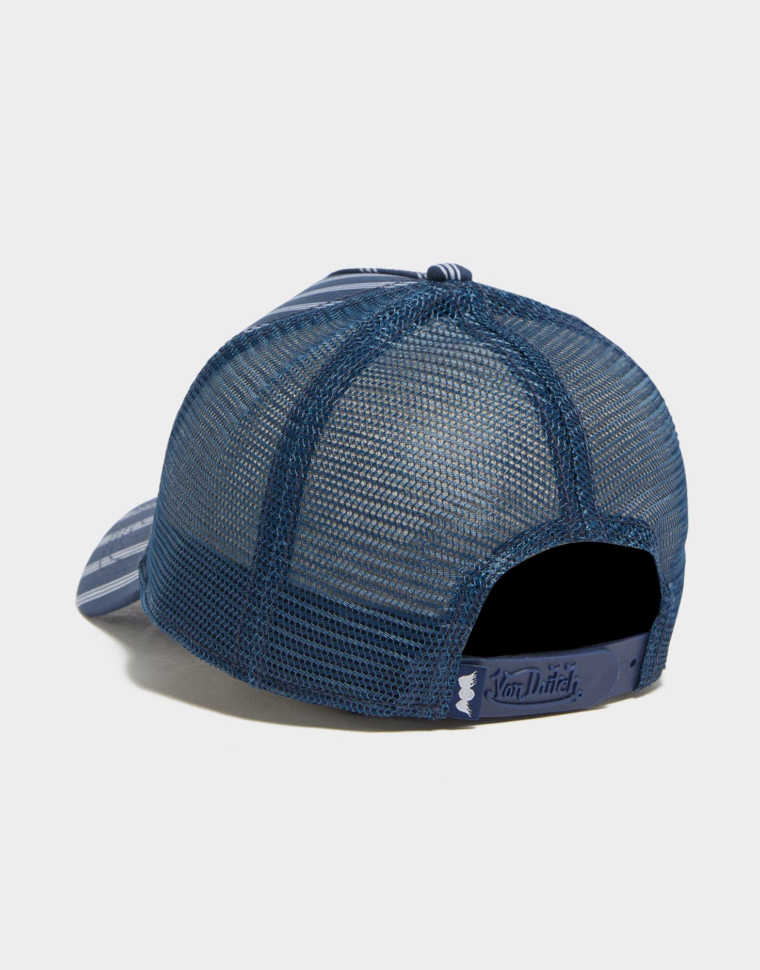 Von Dutch Stripe Trucker Cap