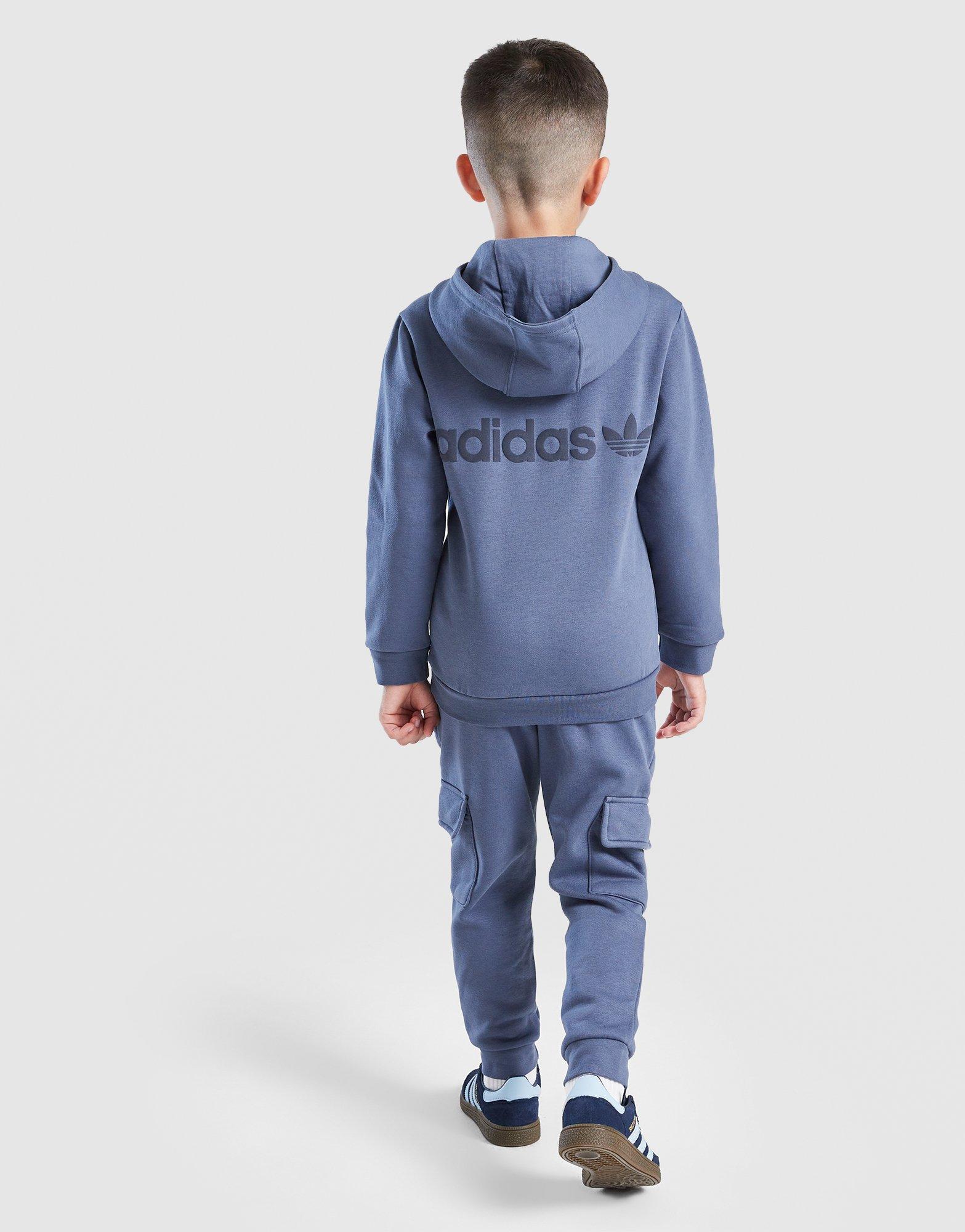 adidas Originals Essential Overhead Hooded Tracksuit Children