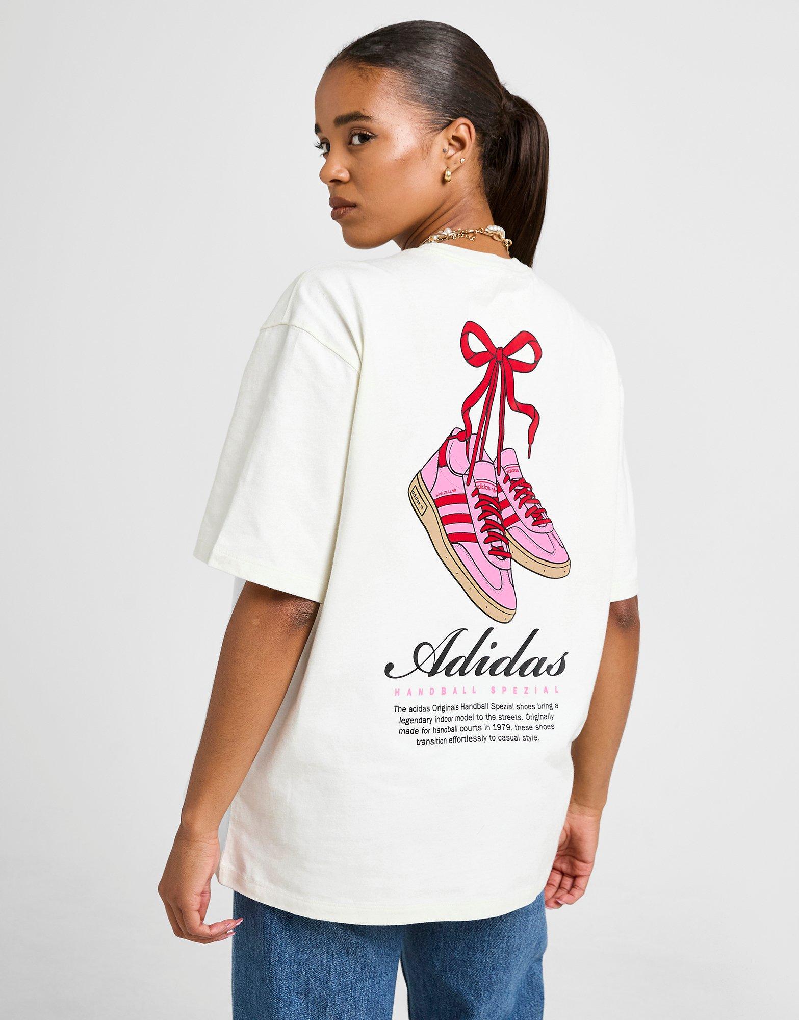 White adidas Originals Spezial Bow T-Shirt - JD Sports Global