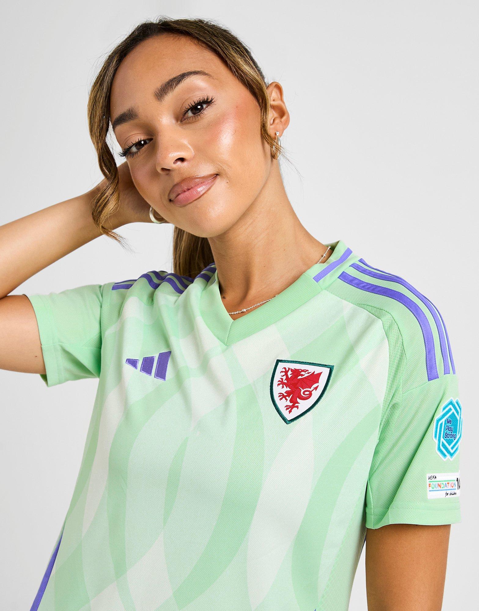 adidas Wales WEC 2025 Badge Auswärts Shirt Damen