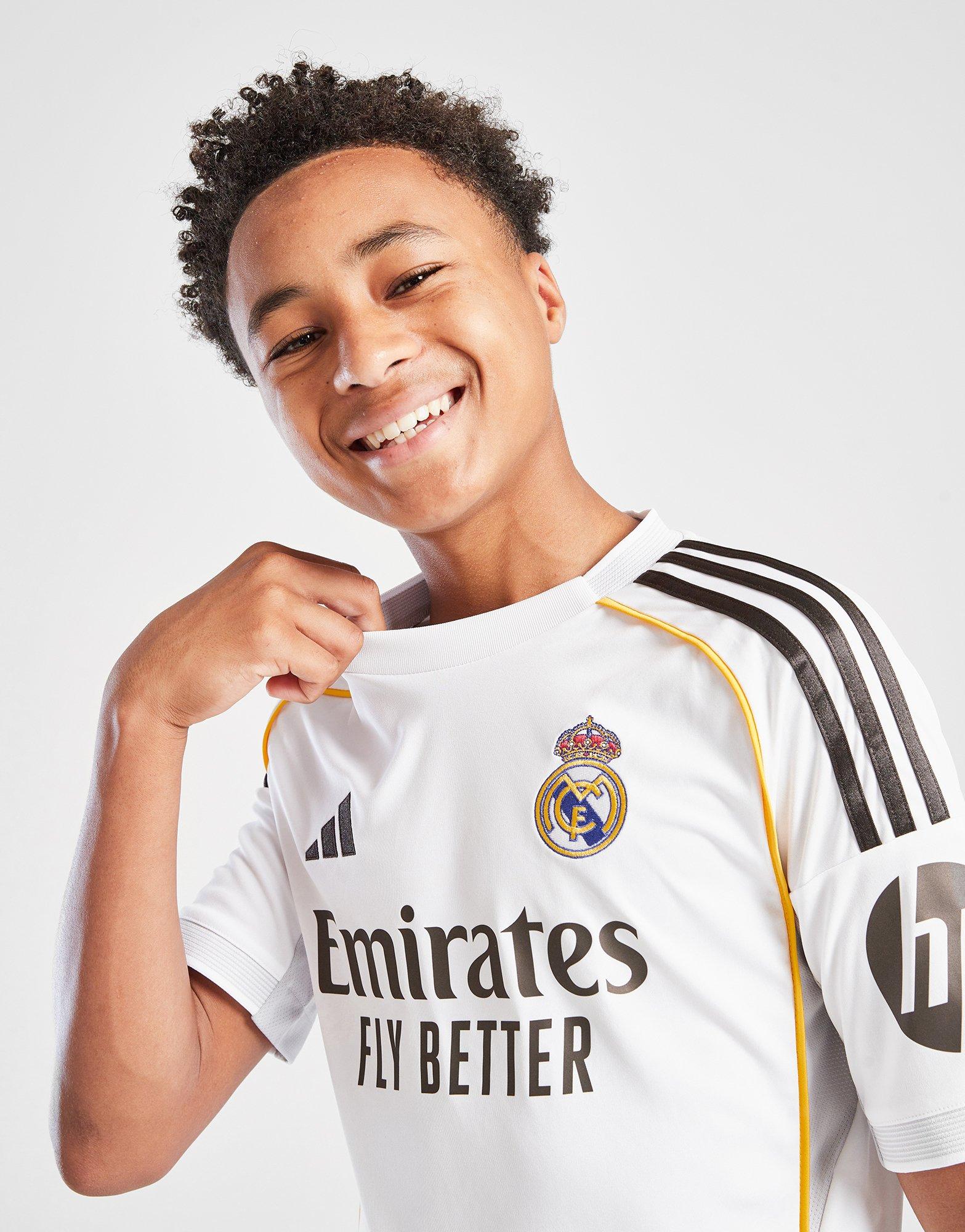 adidas Real Madrid 2025/26 Bellingham #5 Home Shirt Jnr