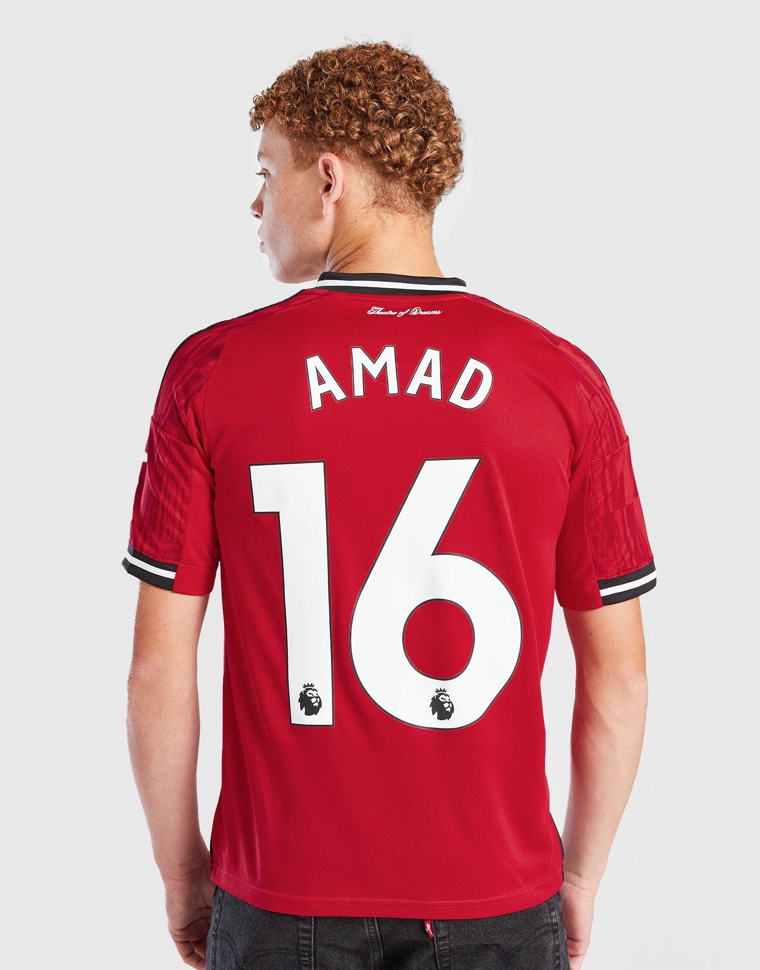 adidas Manchester United 2025/26 Amad Home Shirt Junior