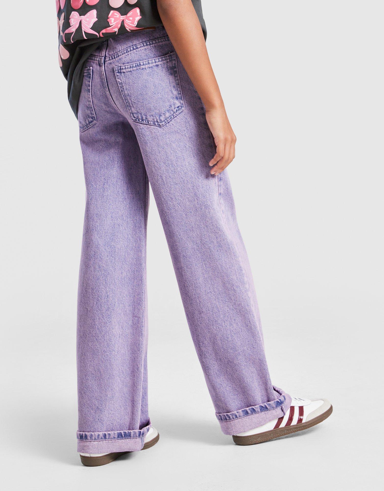 Pink Soda Sport Girls' Turn Up Jeans Junior