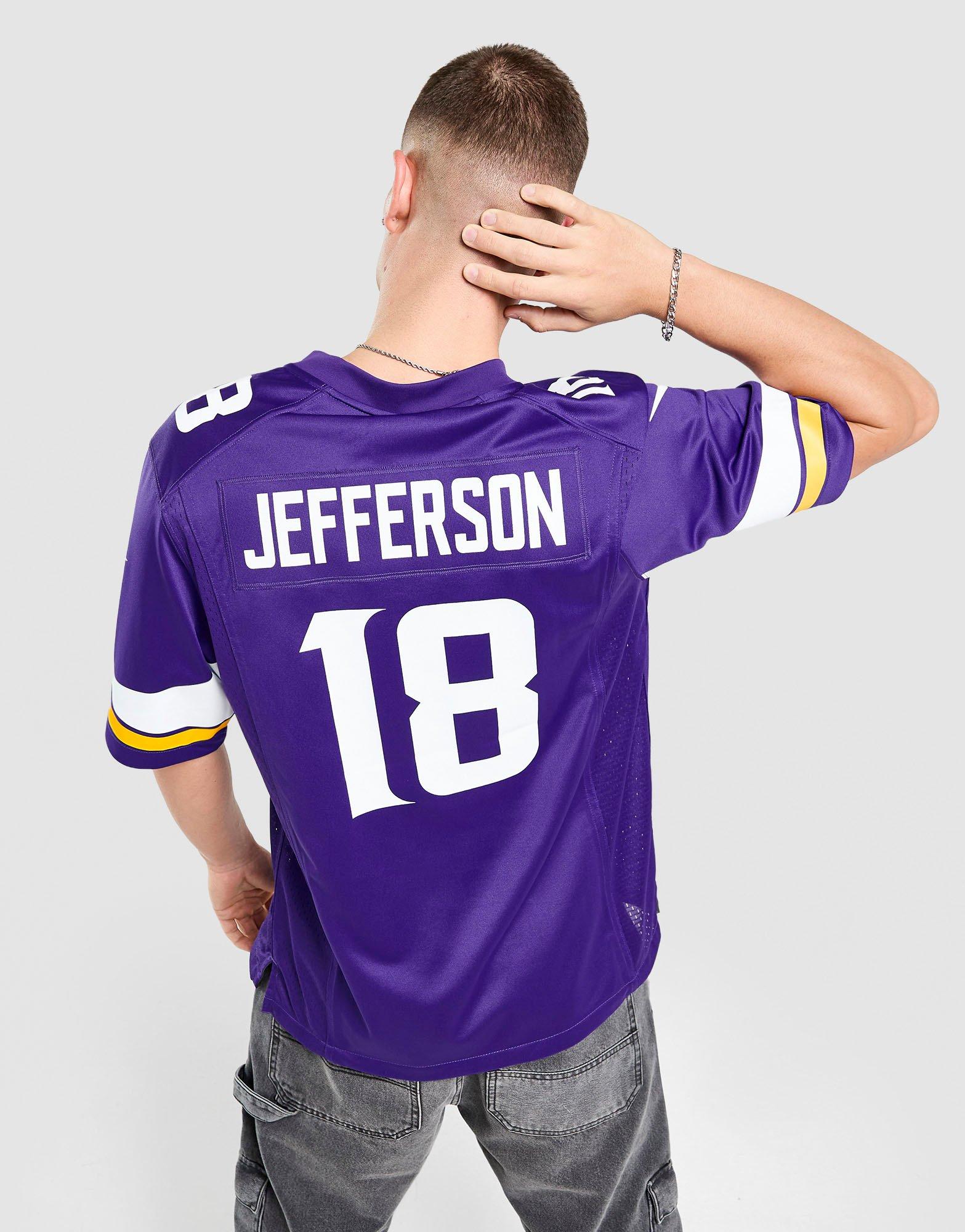 Nike NFL Minnesota Vikings Jefferson #18 Jersey