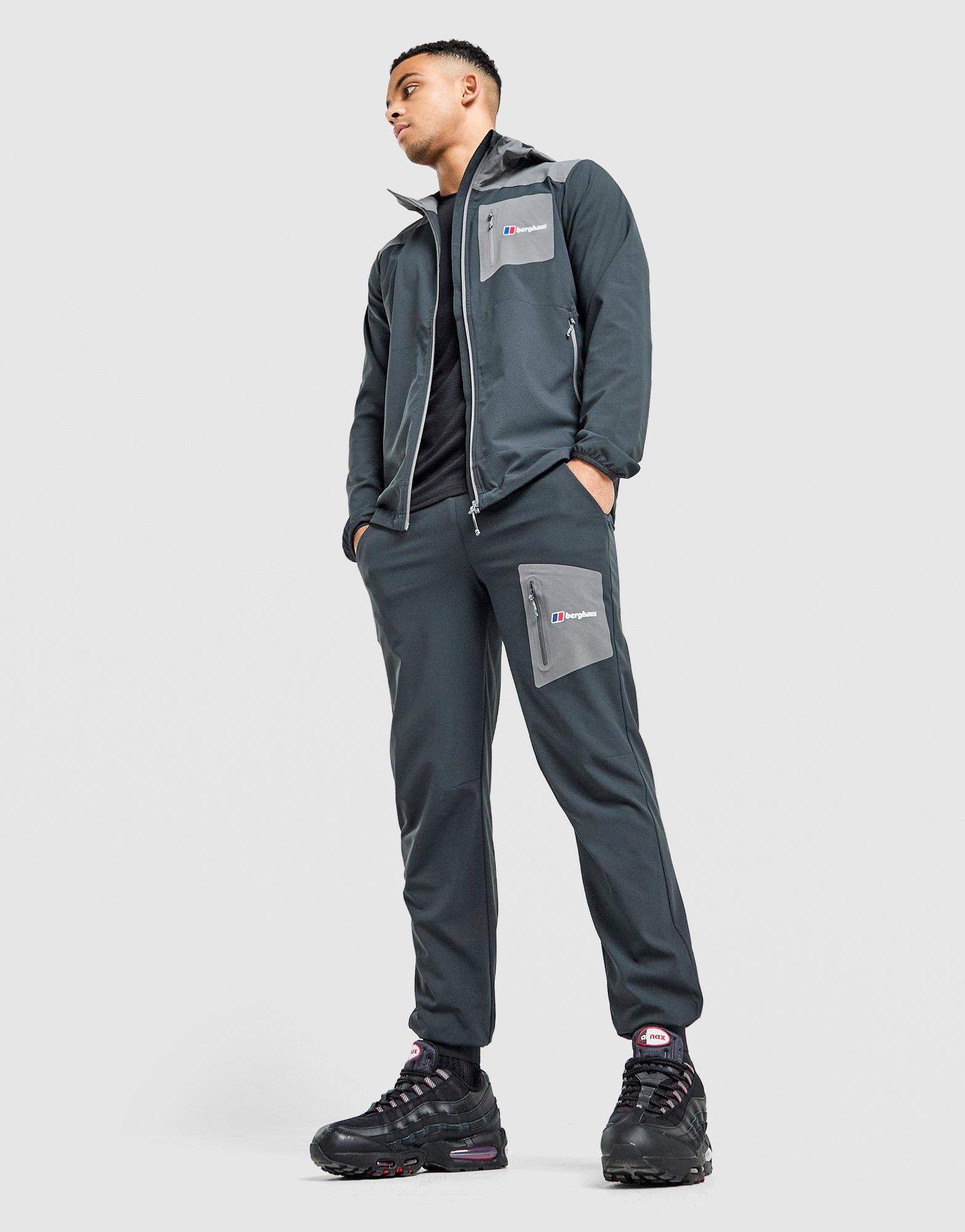 Black Berghaus Intervale Woven Track Pants - JD Sports Global
