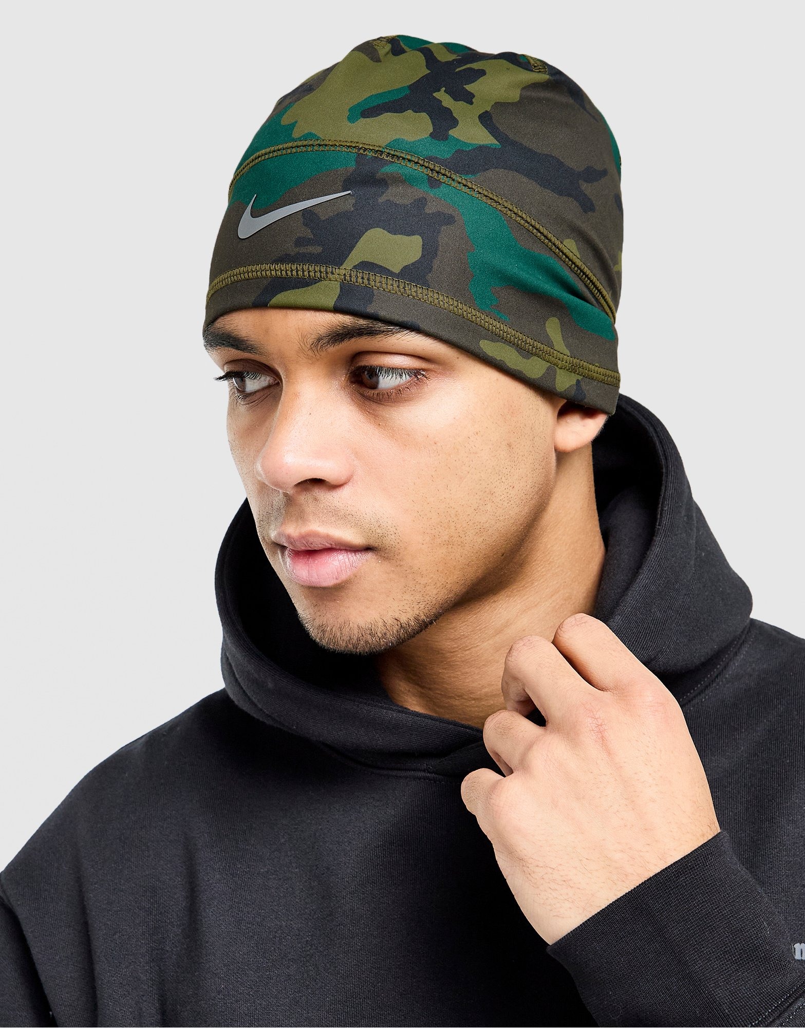 Green Nike Uncuffed Skull Beanie Hat - JD Sports Global
