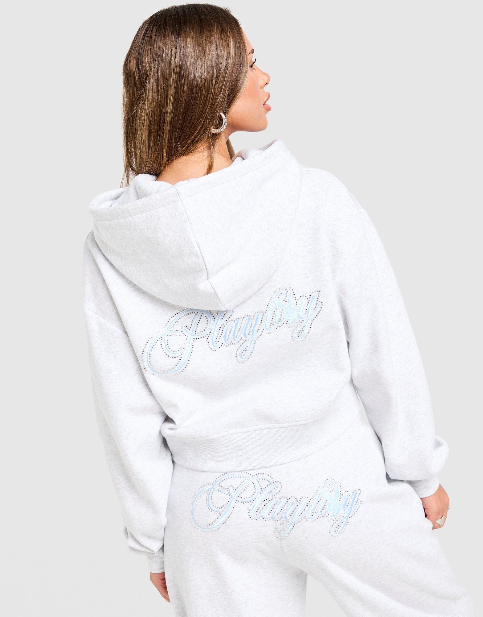 Playboy Diamante Full Zip Hoodie