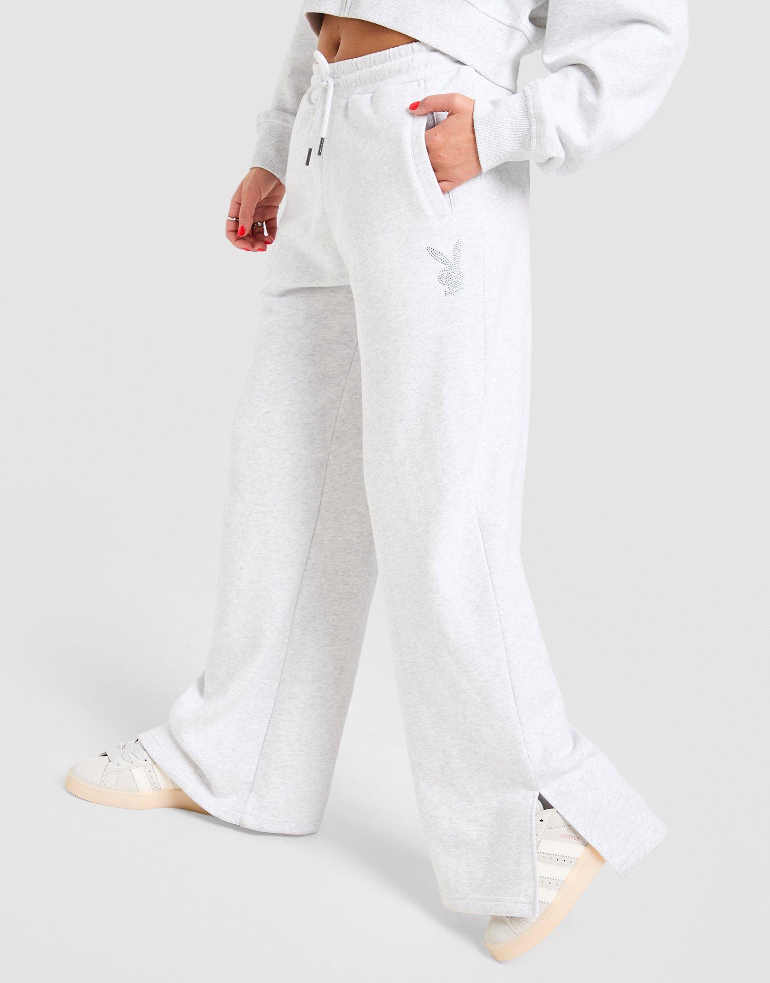 Playboy Diamante Wide Leg Joggers