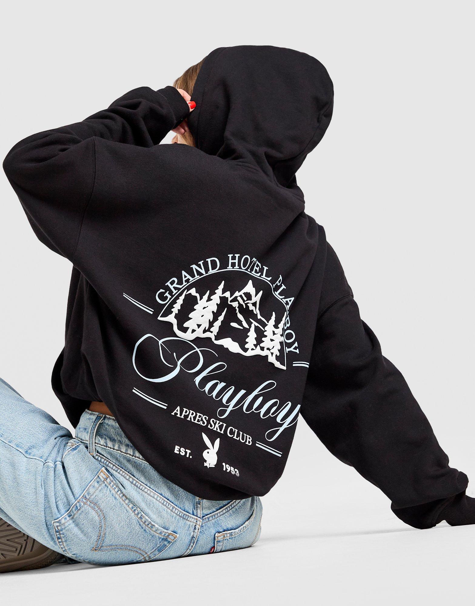 Playboy Felpa con Cappuccio Ski Graphic