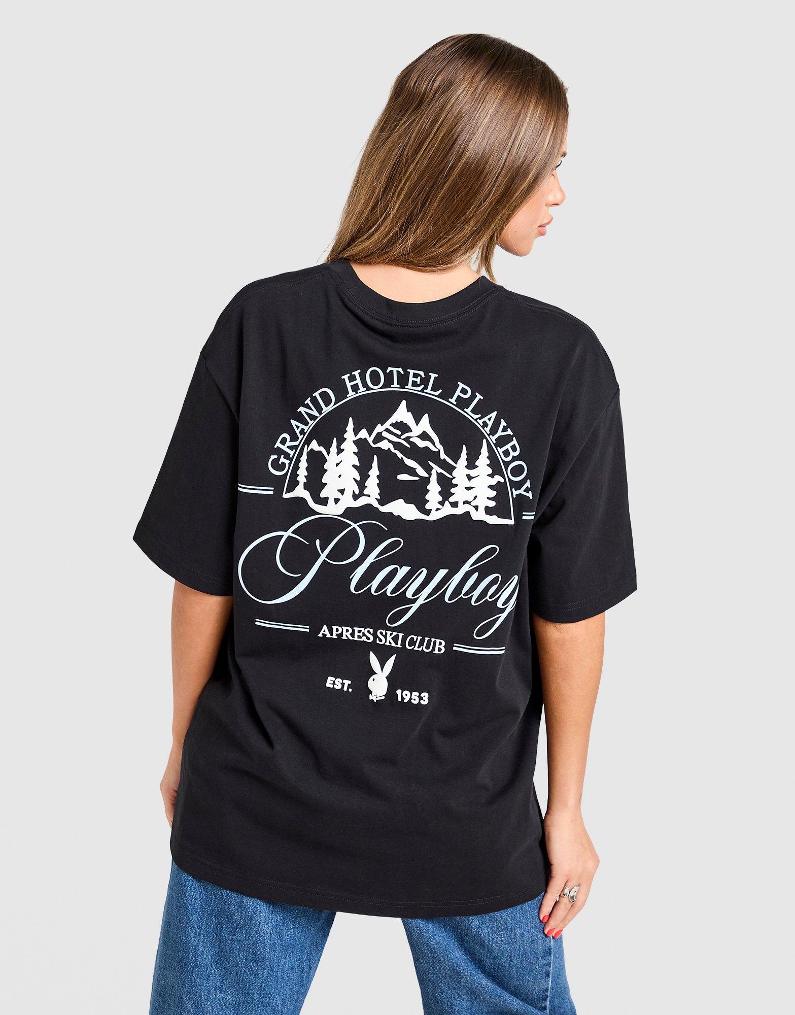 Playboy Ski Graphic Boyfriend T-Shirt