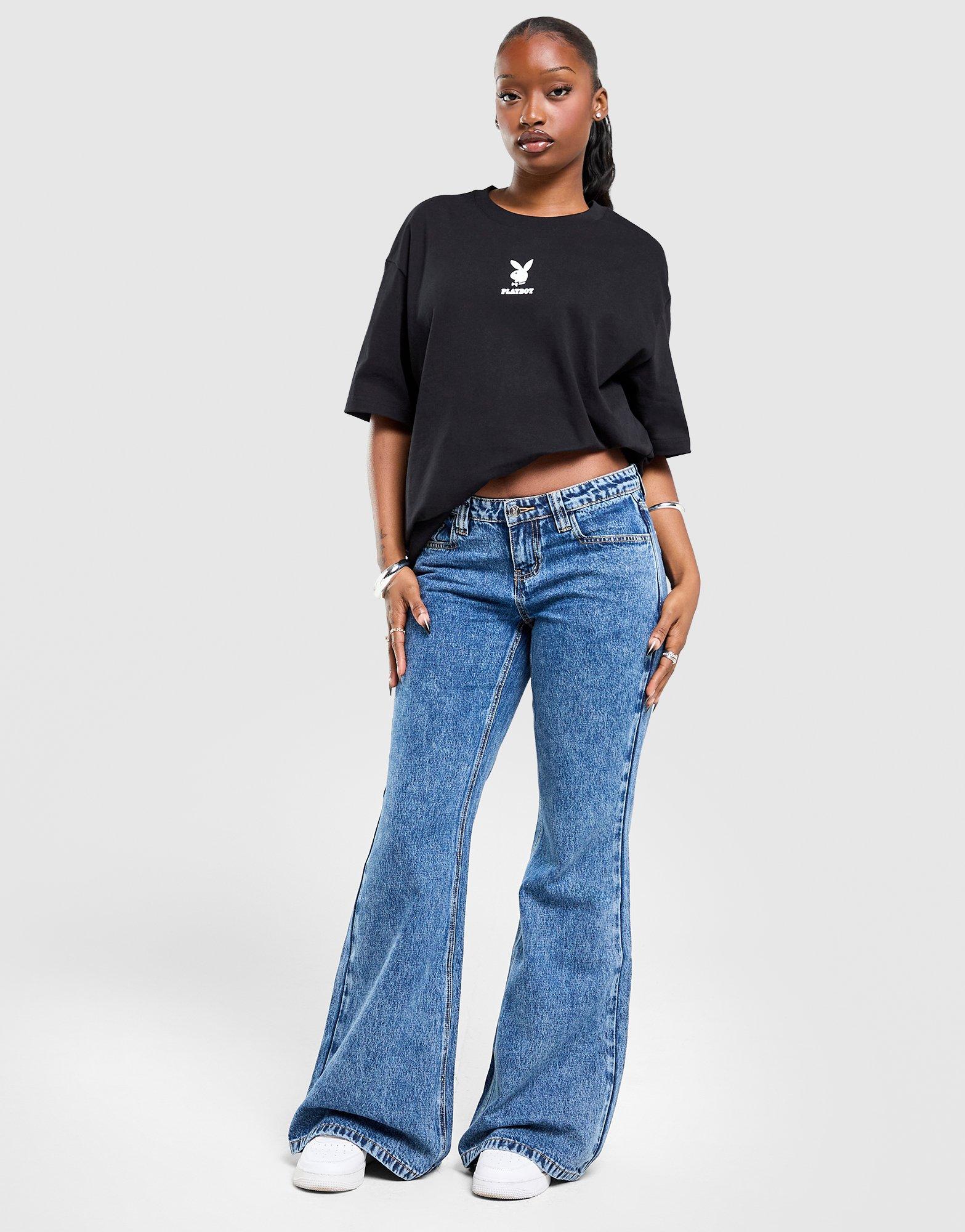 Playboy Jeans Denim Flare Script