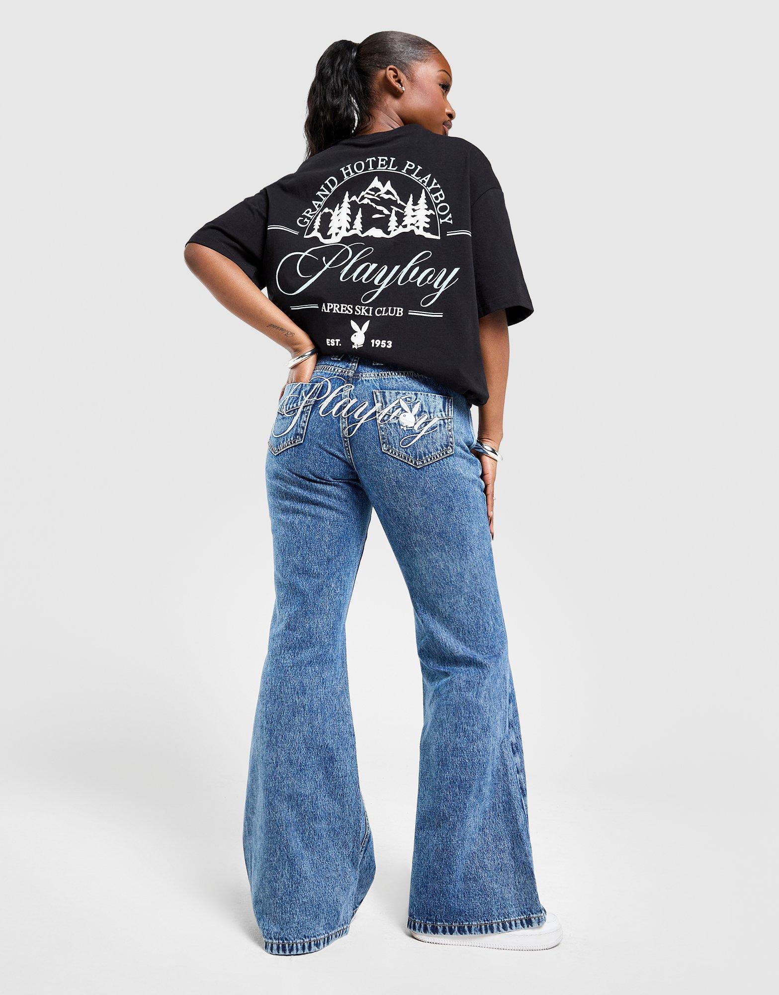Playboy Jeans Denim Flare Script