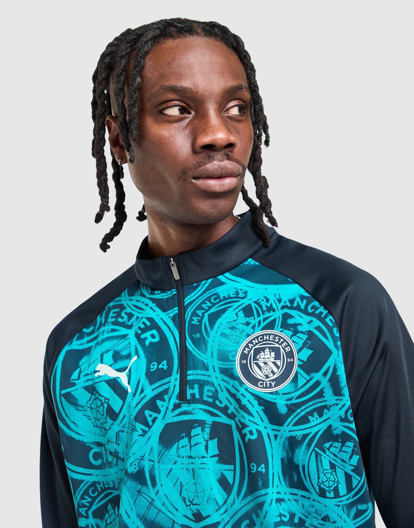 PUMA Manchester City FC Warm Up 1/4 Zip Top