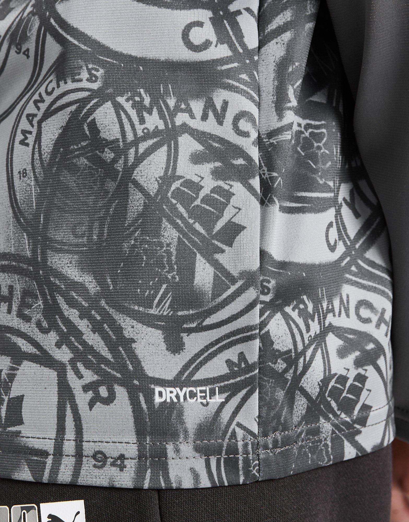 PUMA Manchester City FC Warm Up 1/4 Zip Top Junior