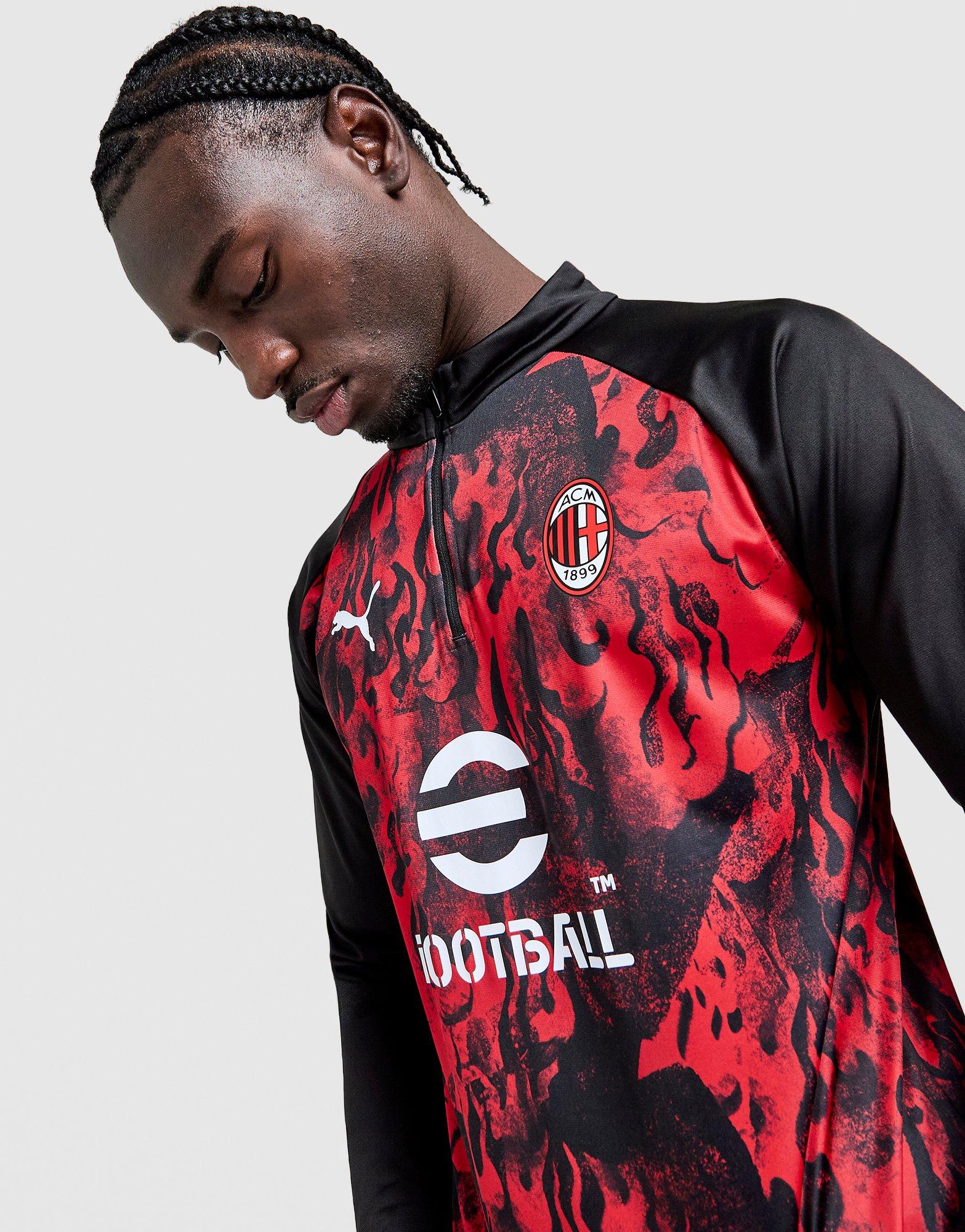 PUMA Top 1/4 Zip Warm Up AC Milan