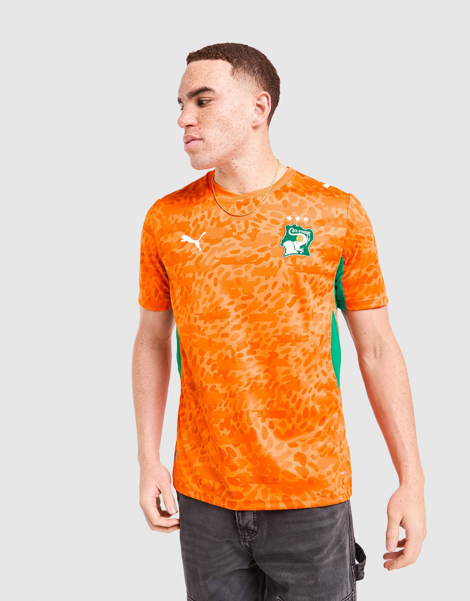 Puma Suzuyo IAI 66番 オレンジシャツ プーマ（PUMA） 清水エスパルス 2026 半袖 レプリカ ユニフォーム
