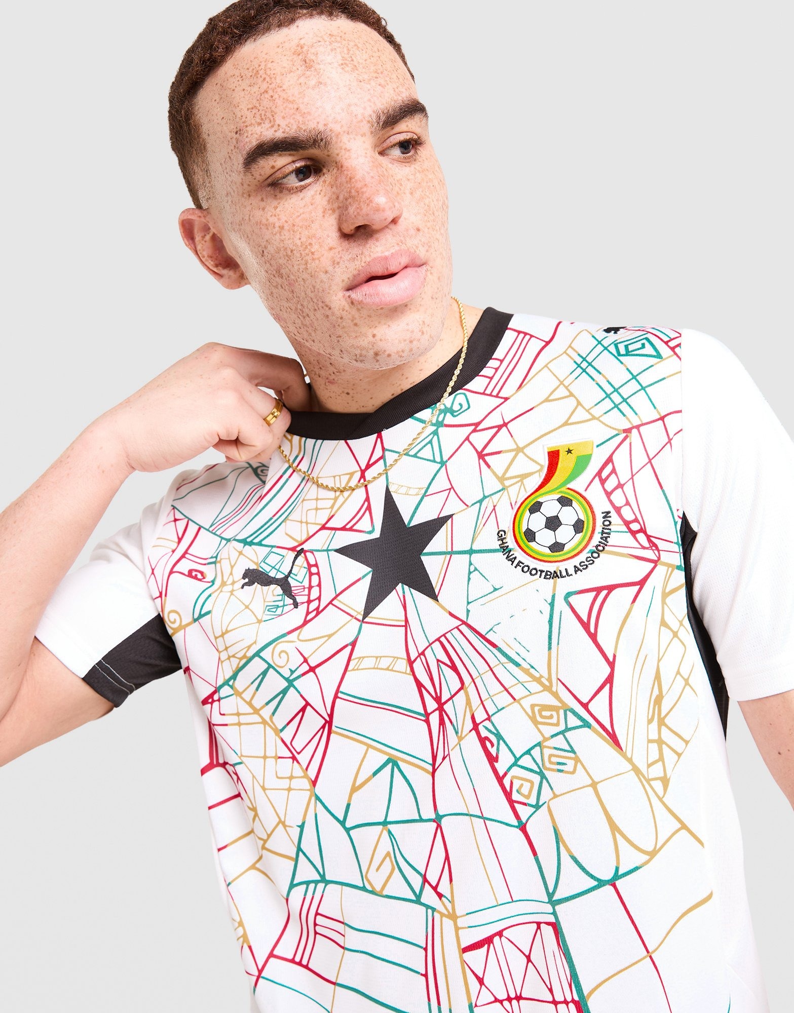 White PUMA Ghana 2026 Home Shirt - JD Sports Global