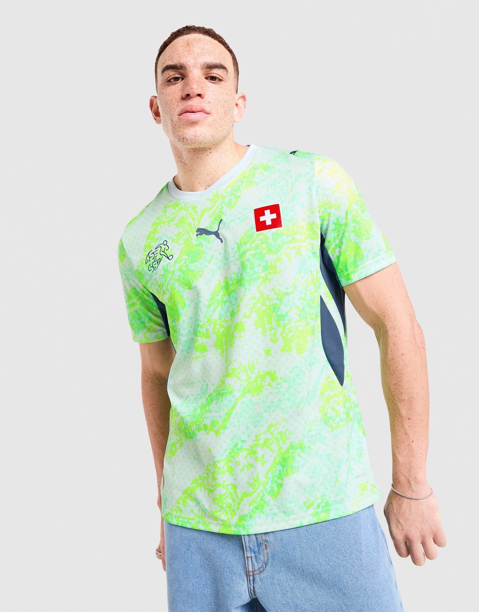 White PUMA Switzerland 2026 Away Shirt | JD Sports UK