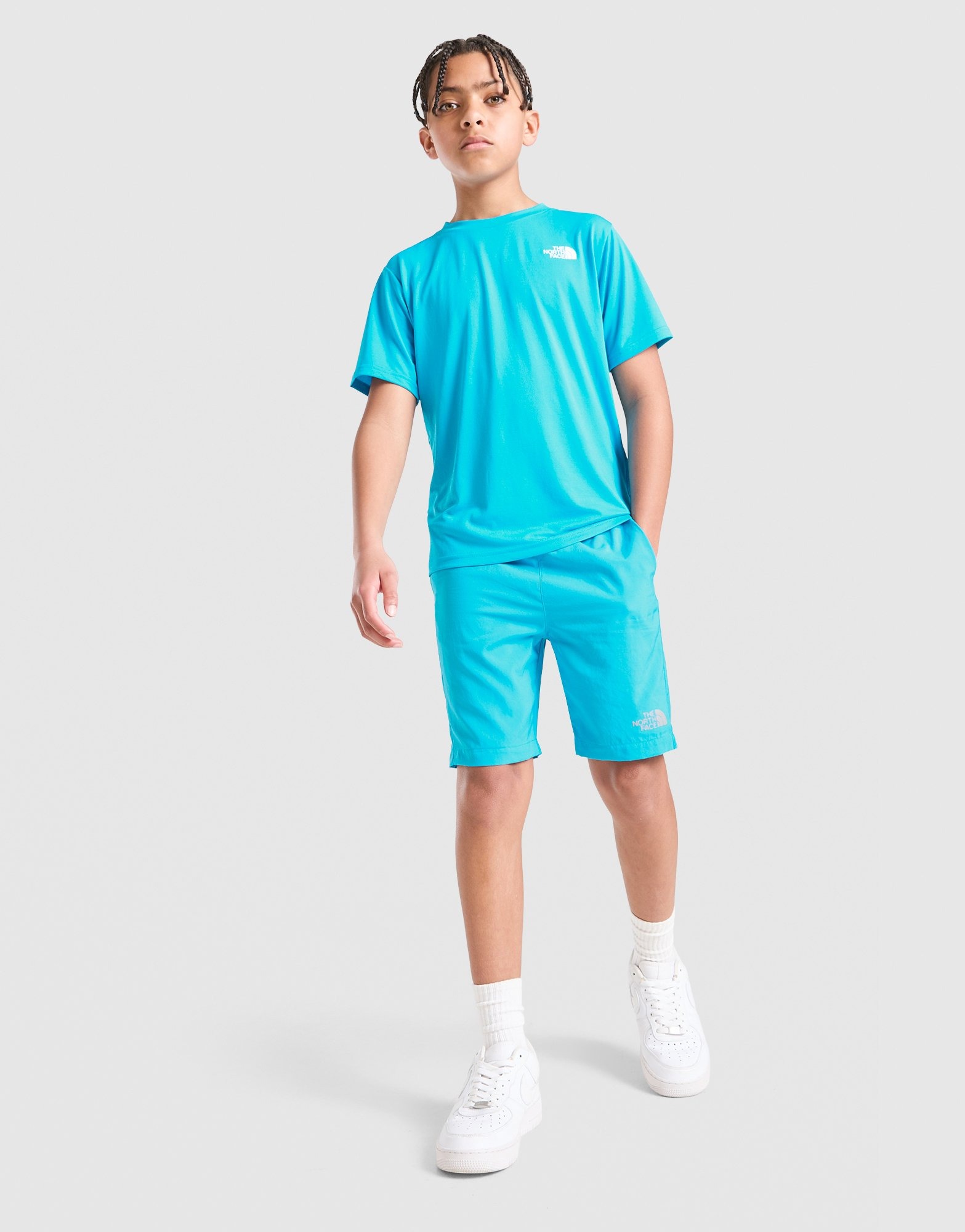 最安水色 teal  L the north face beams shorts Blue The North Face 24/7 Shorts Junior - JD Sports Global