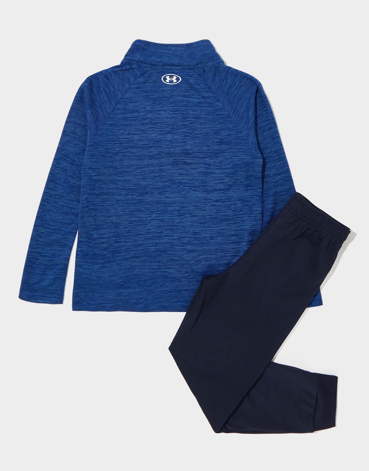 Under Armour Tech 1/4 Zip Tracksuit Children