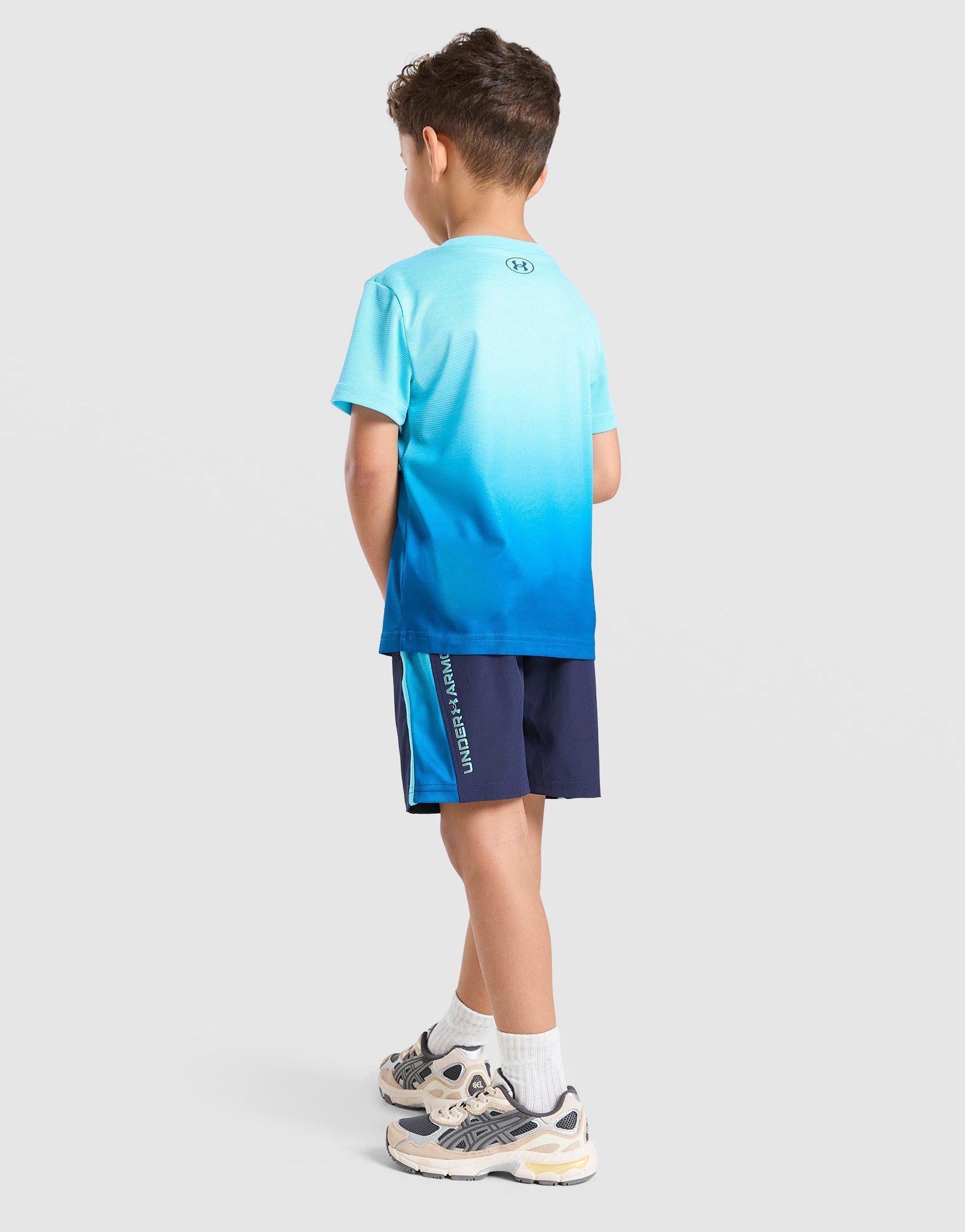 Under Armour Fade T-Shirt/Woven Shorts Set Children