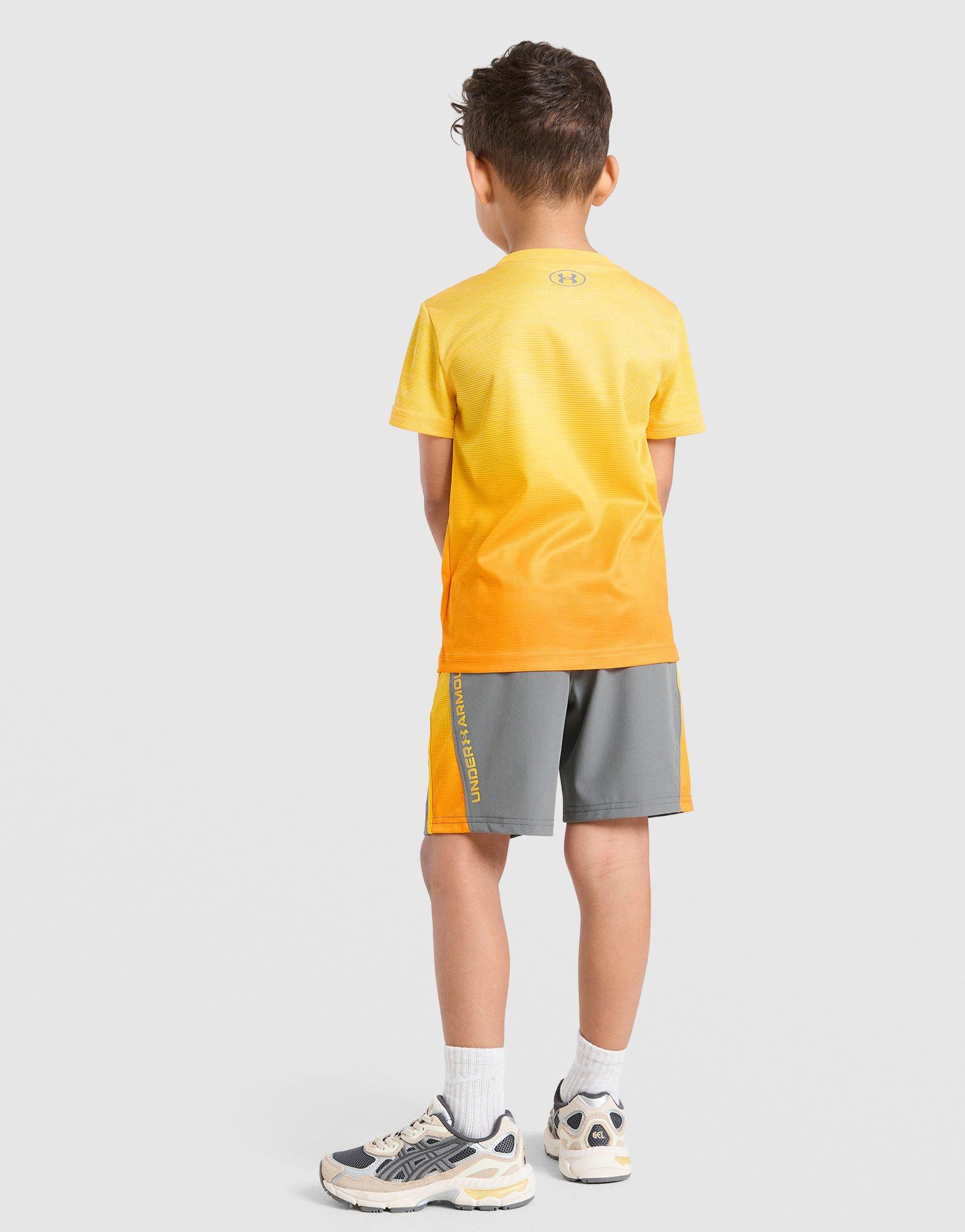 Under Armour Fade T-Shirt/Woven Shorts Set Children