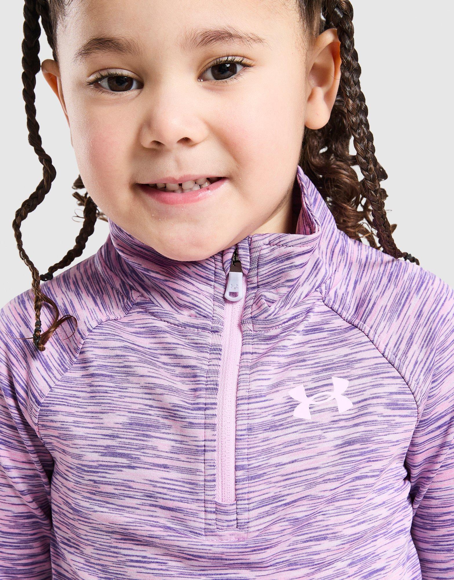 Under Armour Girls' UA Tech 1/4 Zip Top/Leggings Set Infant