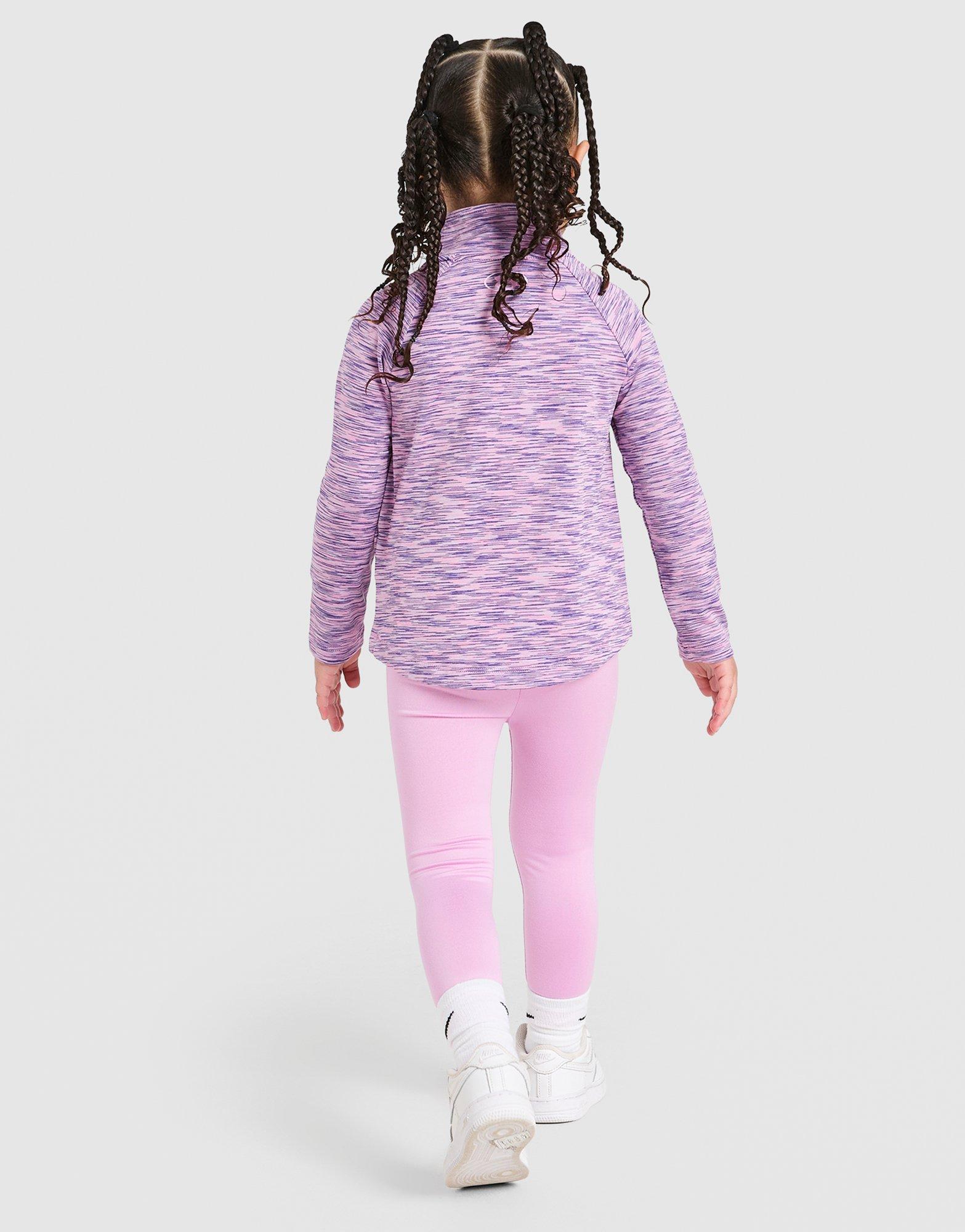 Under Armour Girls' UA Tech 1/4 Zip Top/Leggings Set Infant