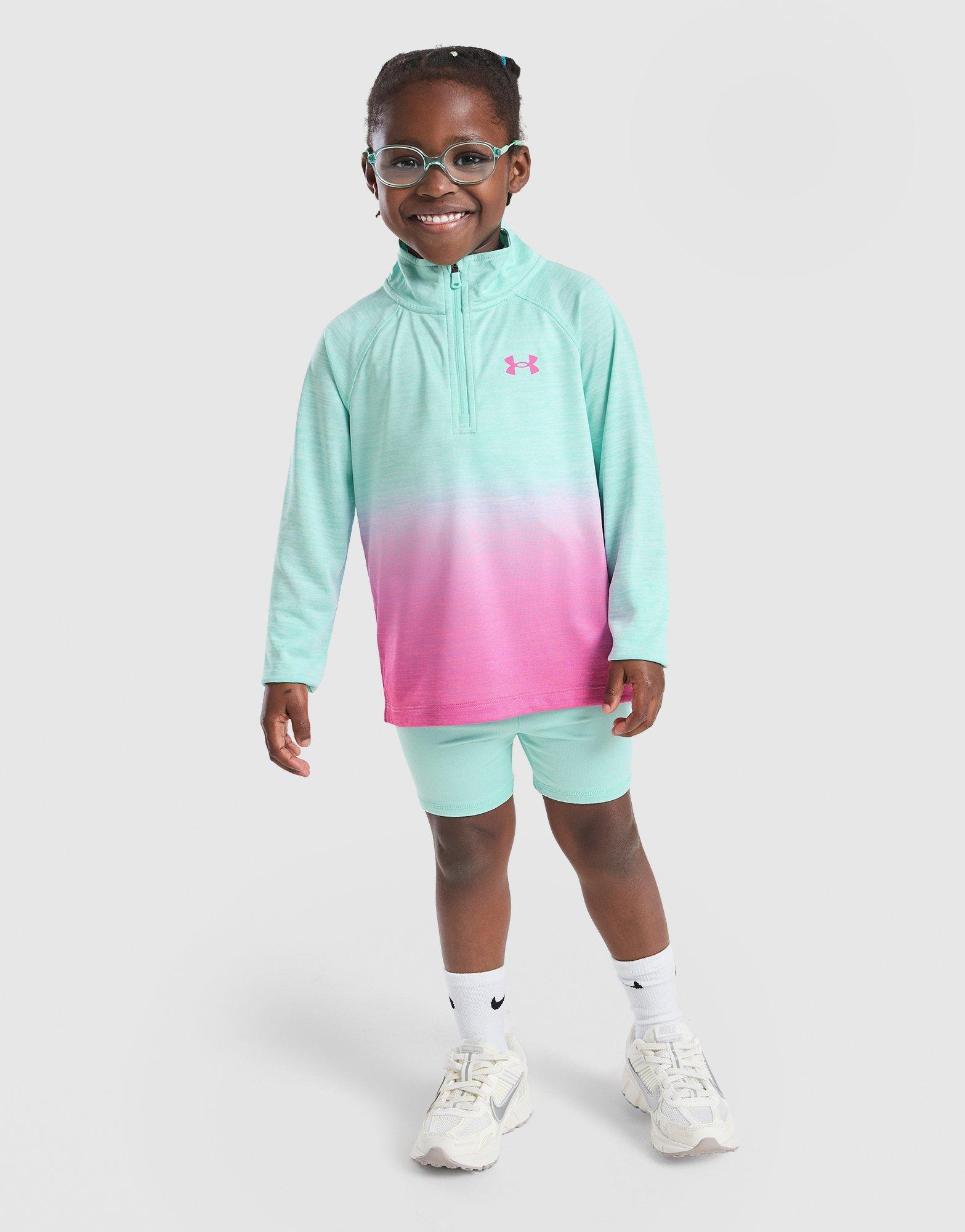 Under Armour Girls' Fade 1/4 Zip/Shorts Set Children