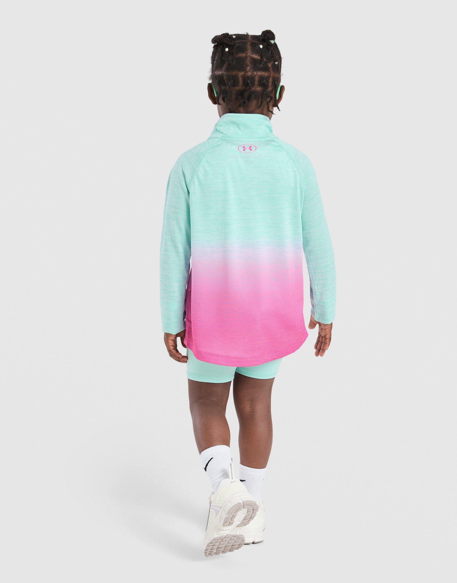 Under Armour Girls' Fade 1/4 Zip/Shorts Set Children