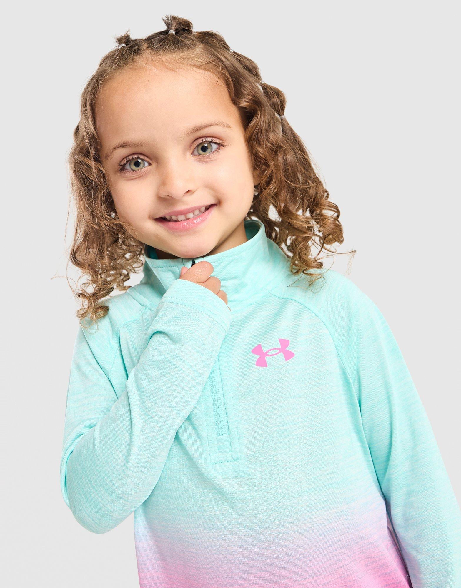 Under Armour Girls' Fade 1/4 Zip Top/Shorts Set Infant