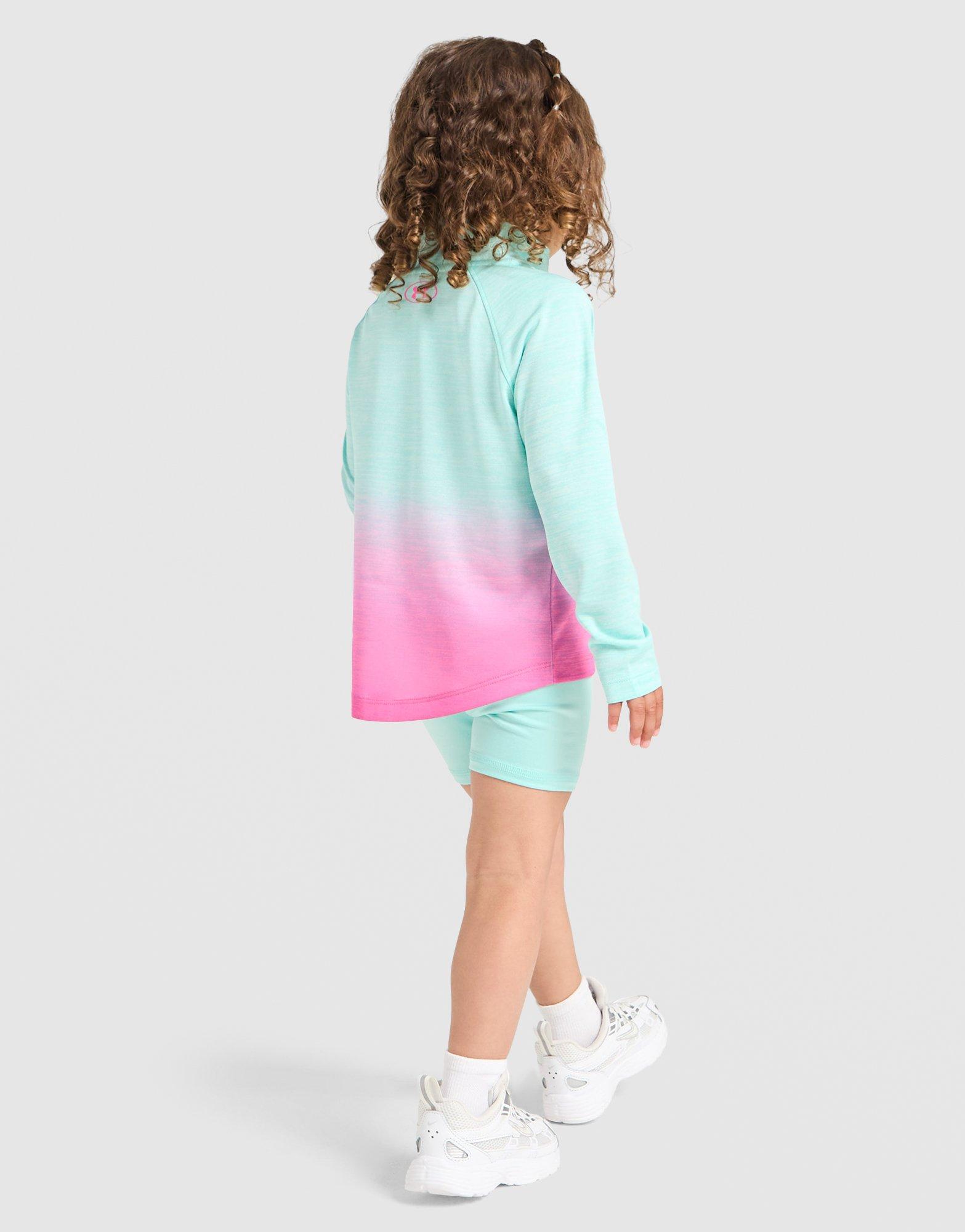 Under Armour Girls' Fade 1/4 Zip Top/Shorts Set Infant