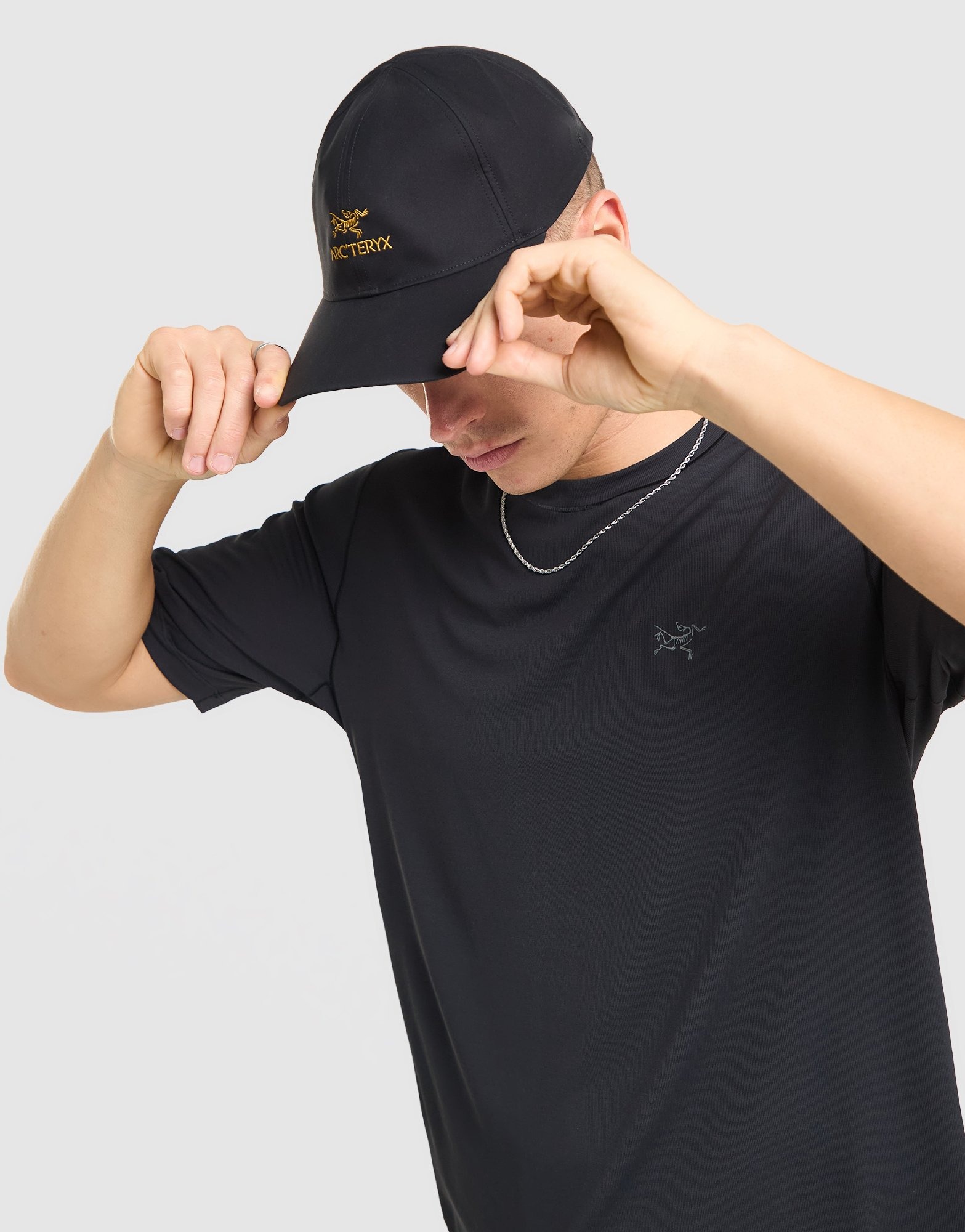 Black Arc'teryx Cormac Crew Neck Shirt SS - JD Sports Global