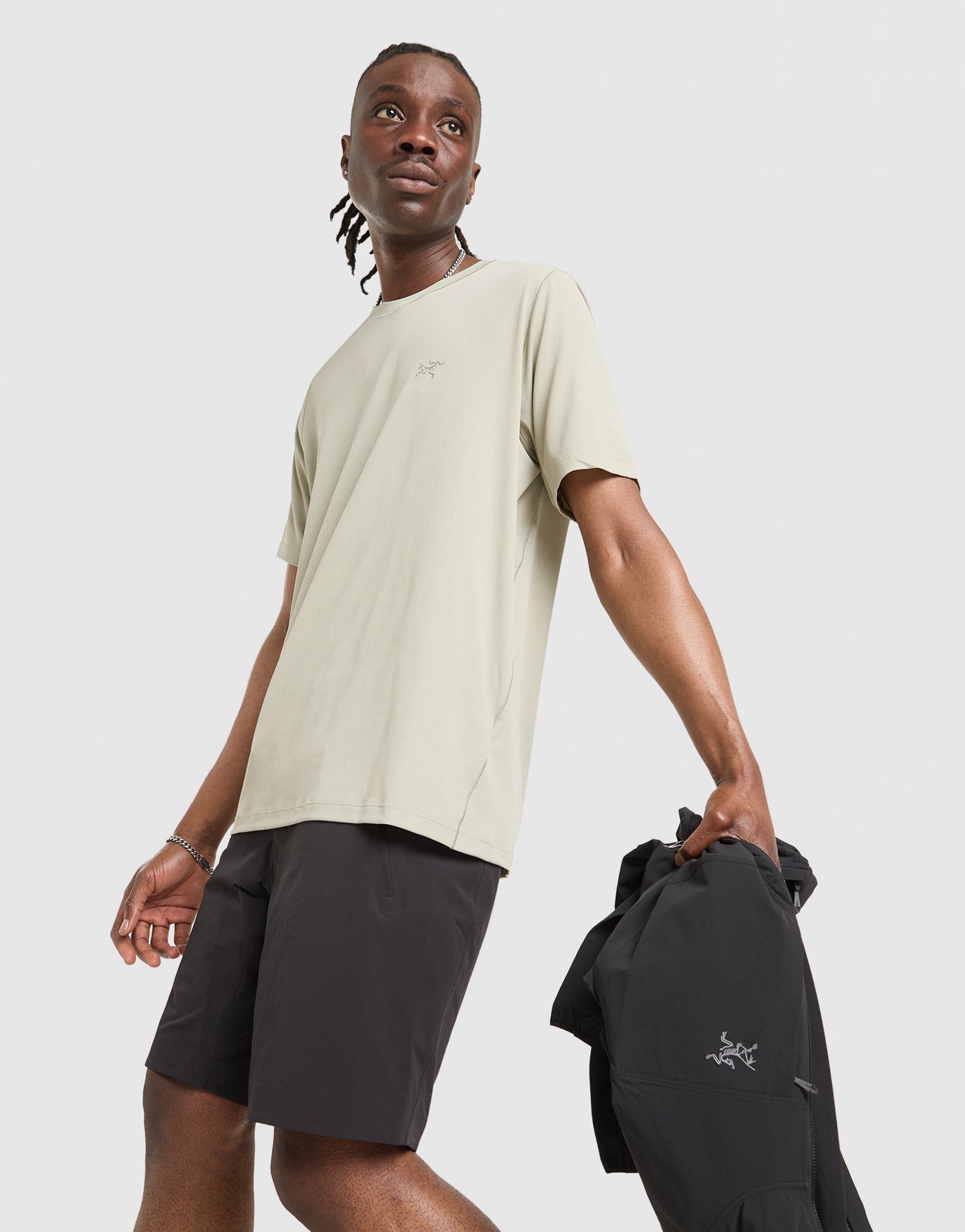 Beige Arc'teryx Cormac Crew Neck Shirt SS - JD Sports Australia