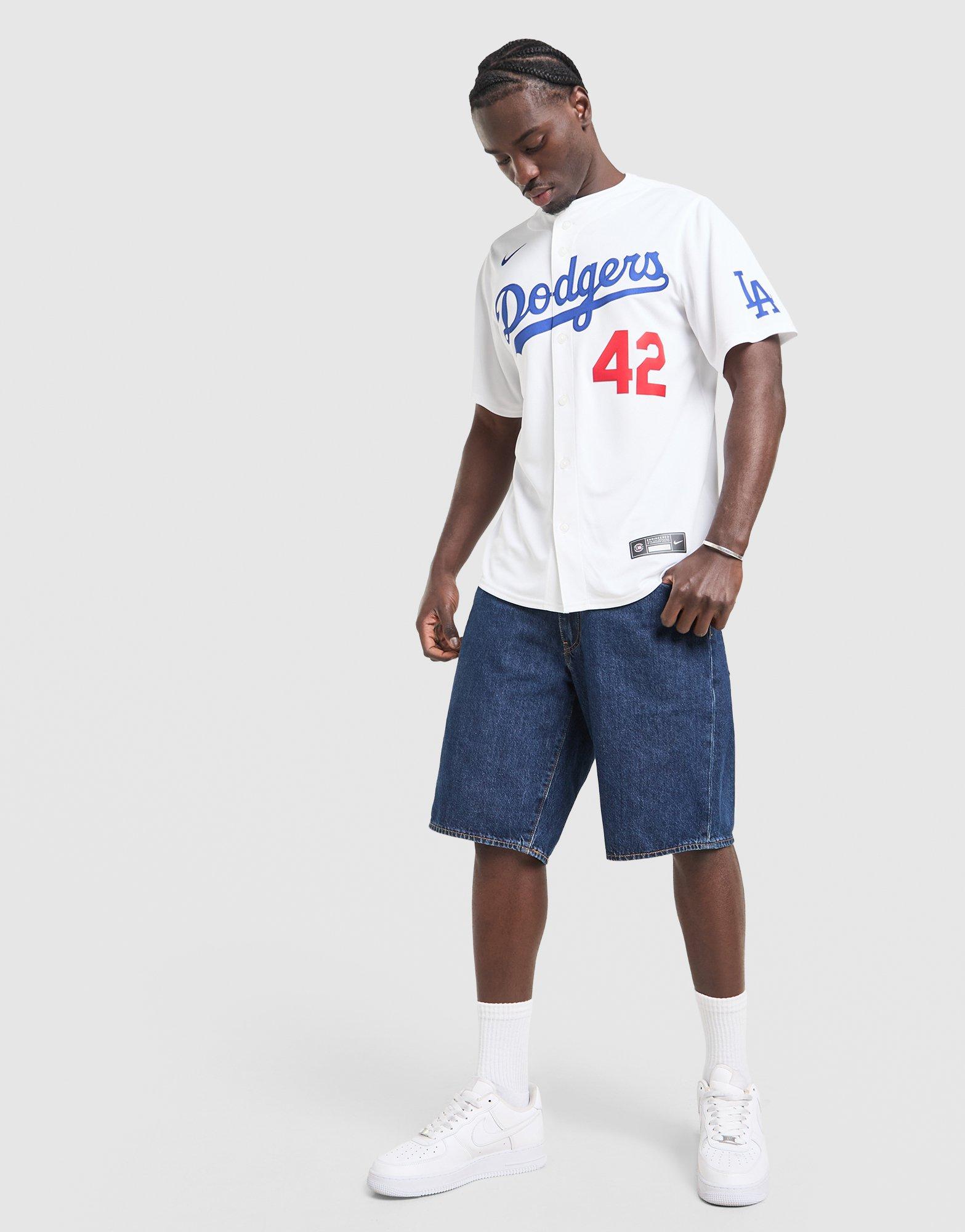 Nike MLB LA Dodgers Robinson #42 Home Jersey