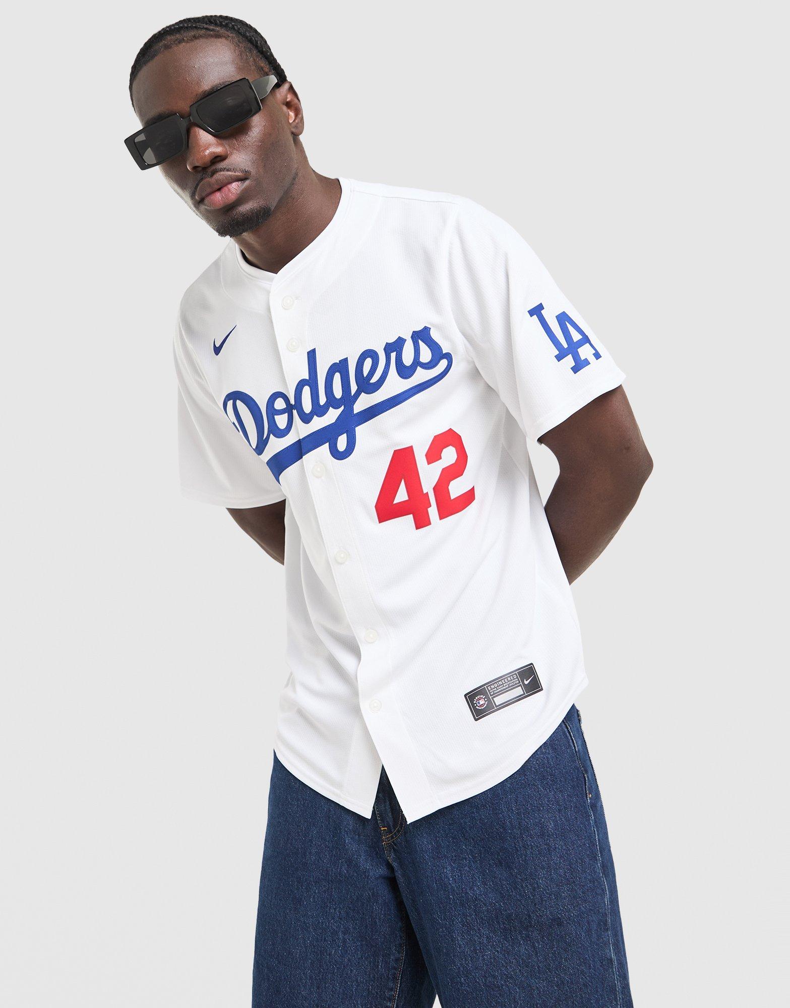 Nike MLB LA Dodgers Robinson #42 Home Jersey