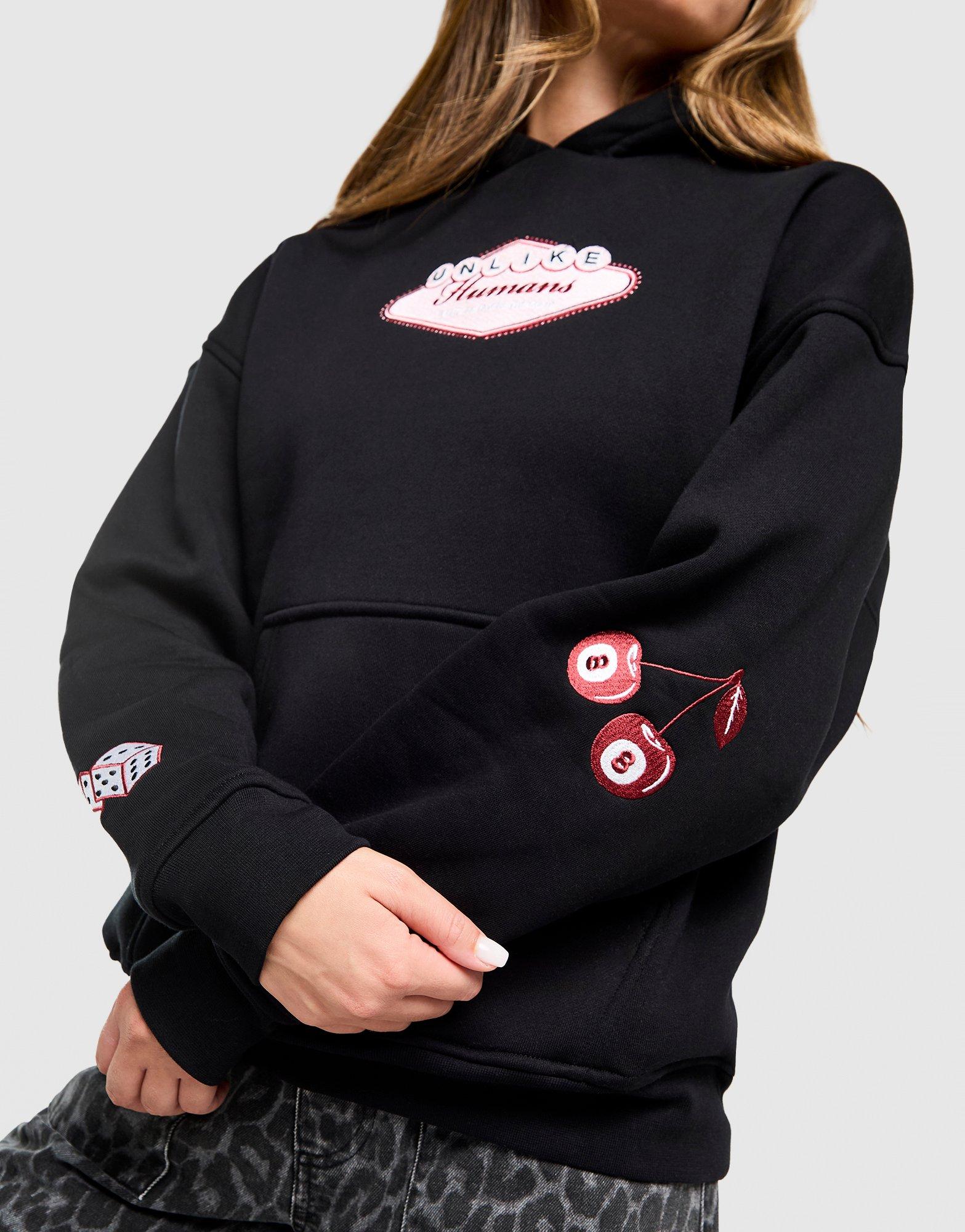 Unlike Humans Casino Overhead Hoodie Damen