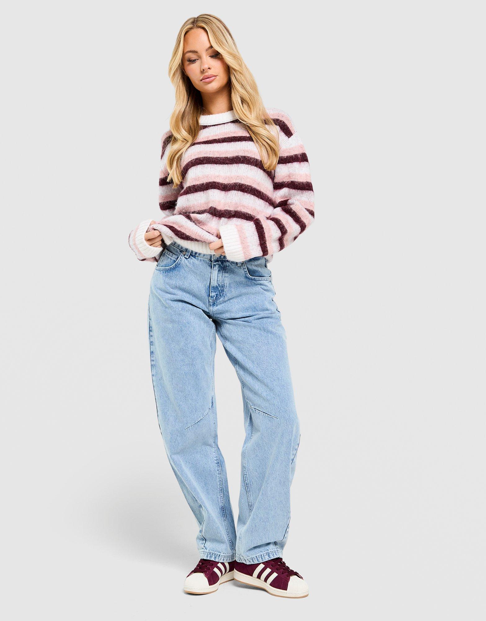 Unlike Humans Mid-Rise Barrel Jeans