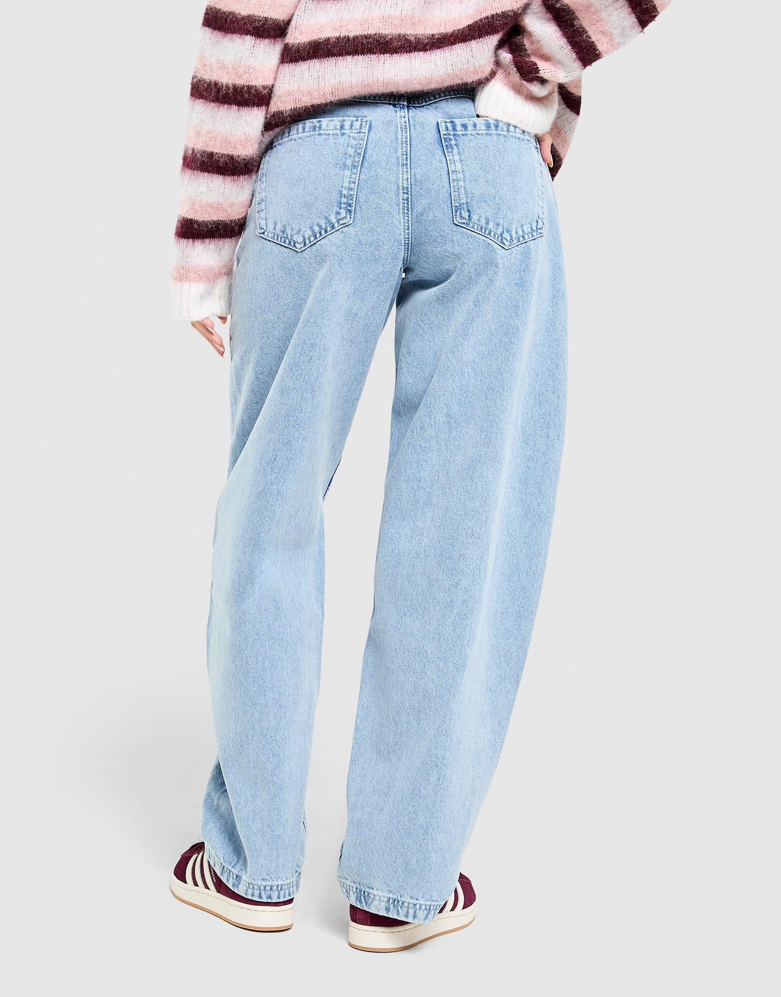Unlike Humans Mid-Rise Barrel Jeans