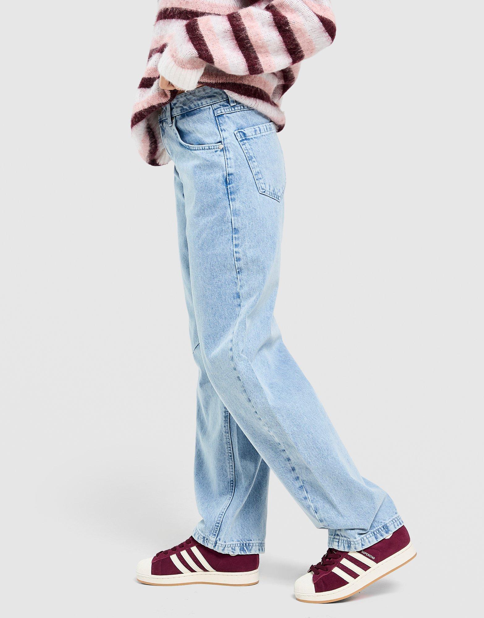 Unlike Humans Mid-Rise Barrel Jeans