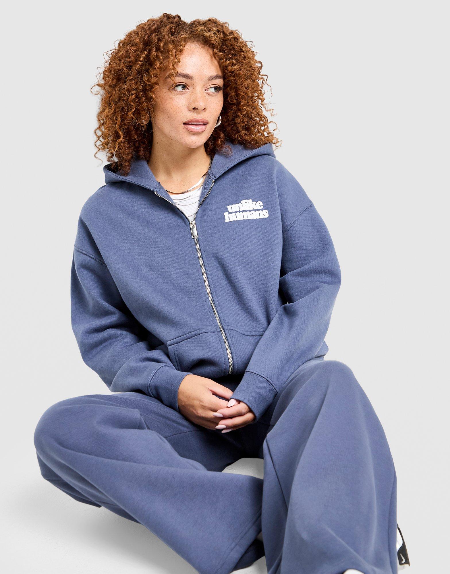 Unlike Humans Bubble Full Zip Felpa