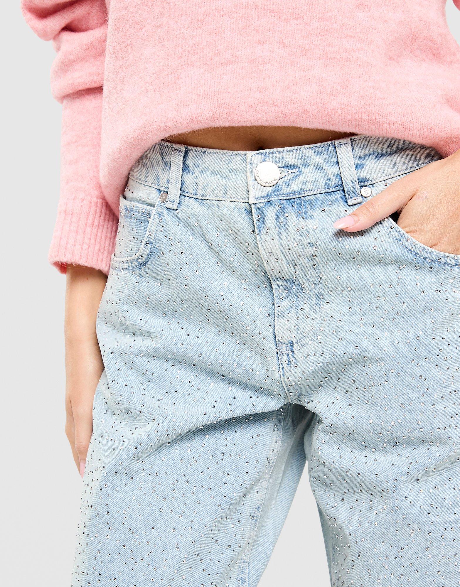 Unlike Humans Diamante Jeans