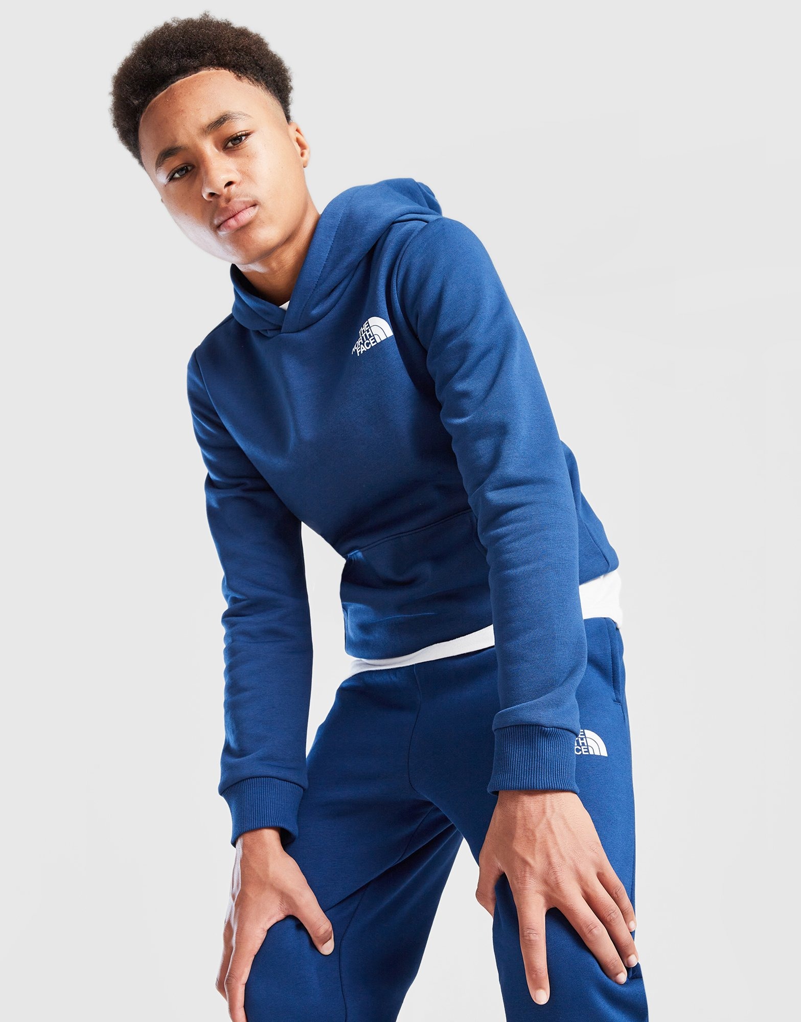 Blue The North Face Simple Dome Hoodie Junior | JD Sports UK