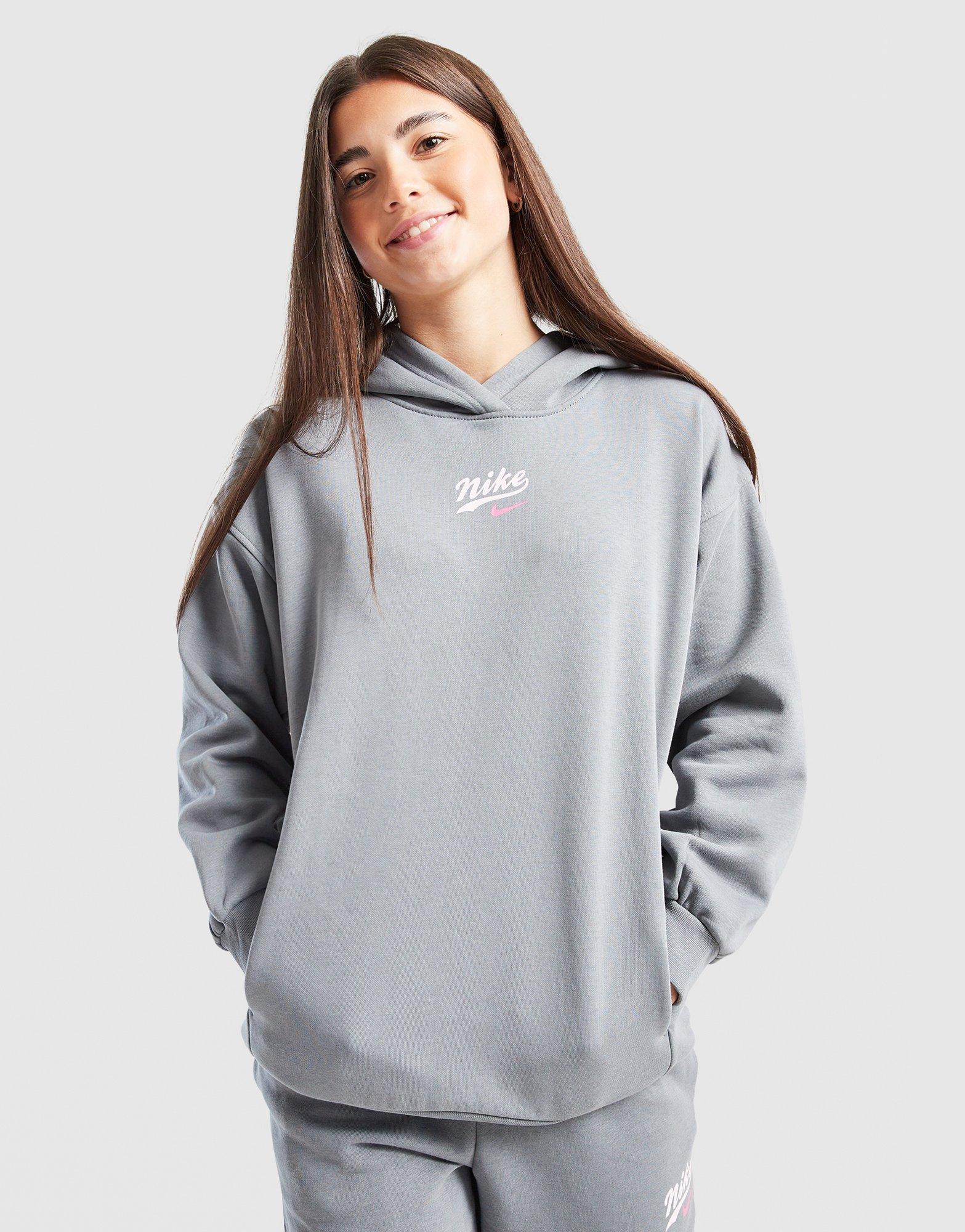 Nike Girls' Oversized Graphic Hoodie Junior