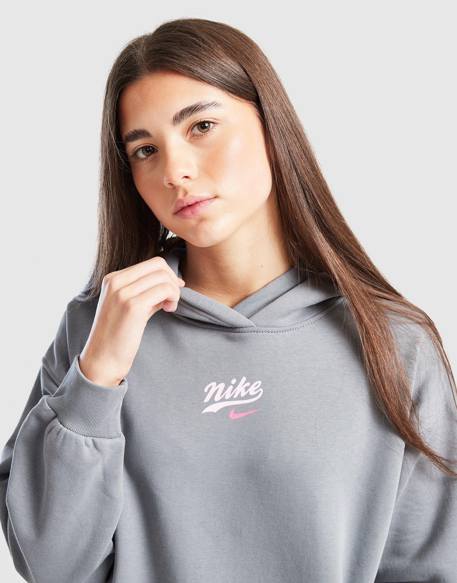 Nike Girls' Oversized Graphic Hoodie Junior